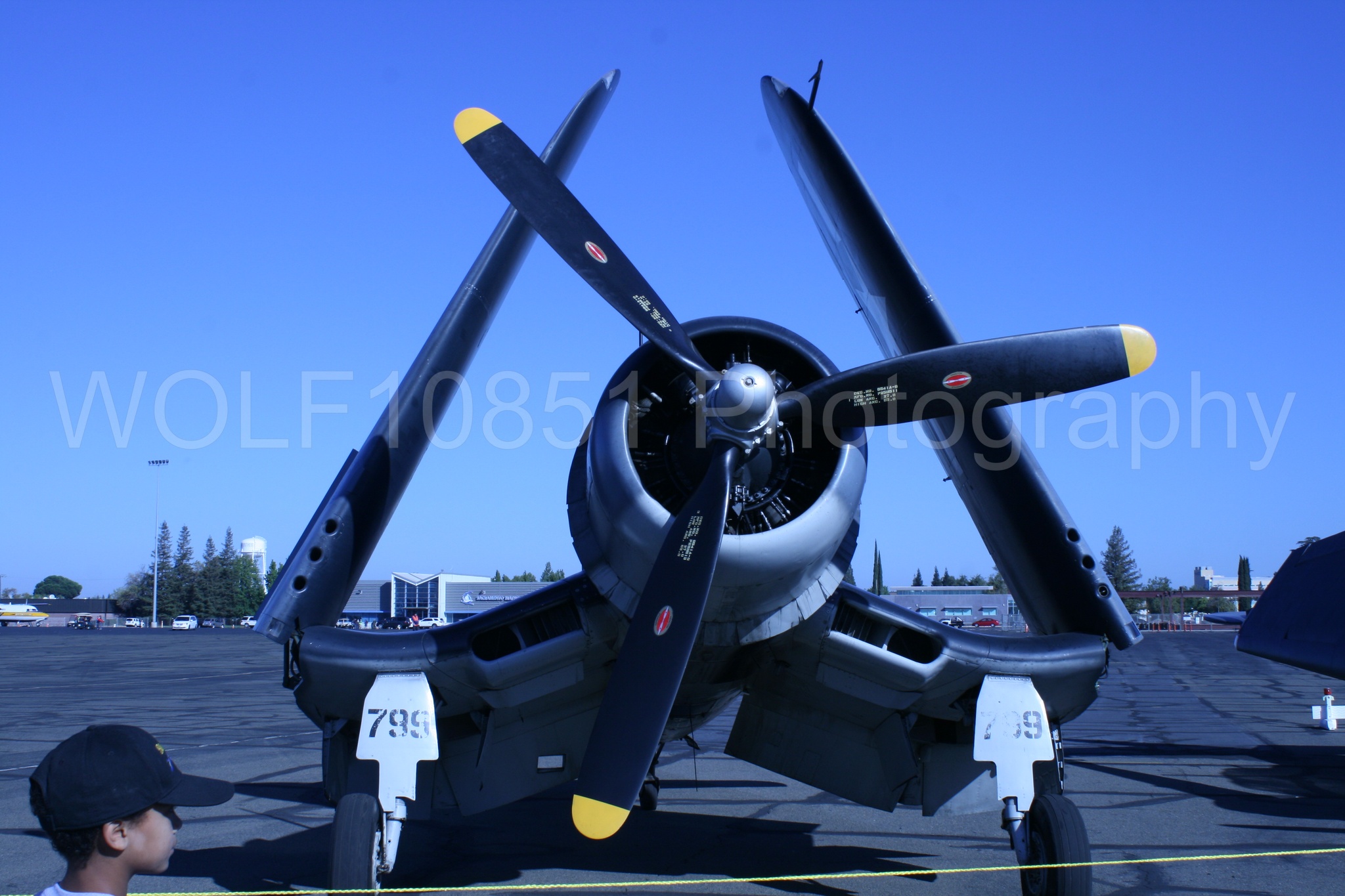Aviation photography by WOLF10851 featuring Vaught F-4U Corsair, Static Display, California Capital Airshow 2016.