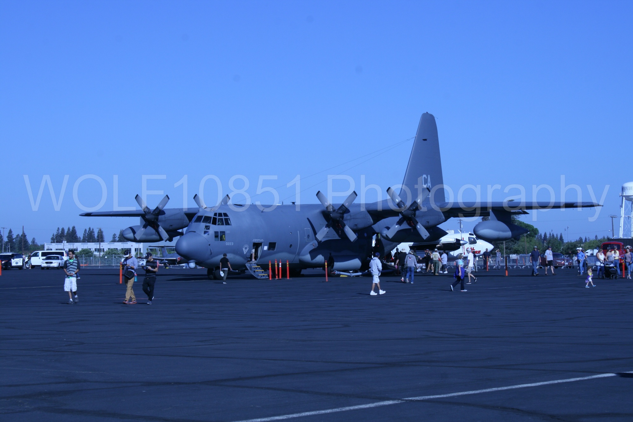 Aviation photography by WOLF10851 featuring Static Display, C-130 Hercules, California Capital Airshow 2016.