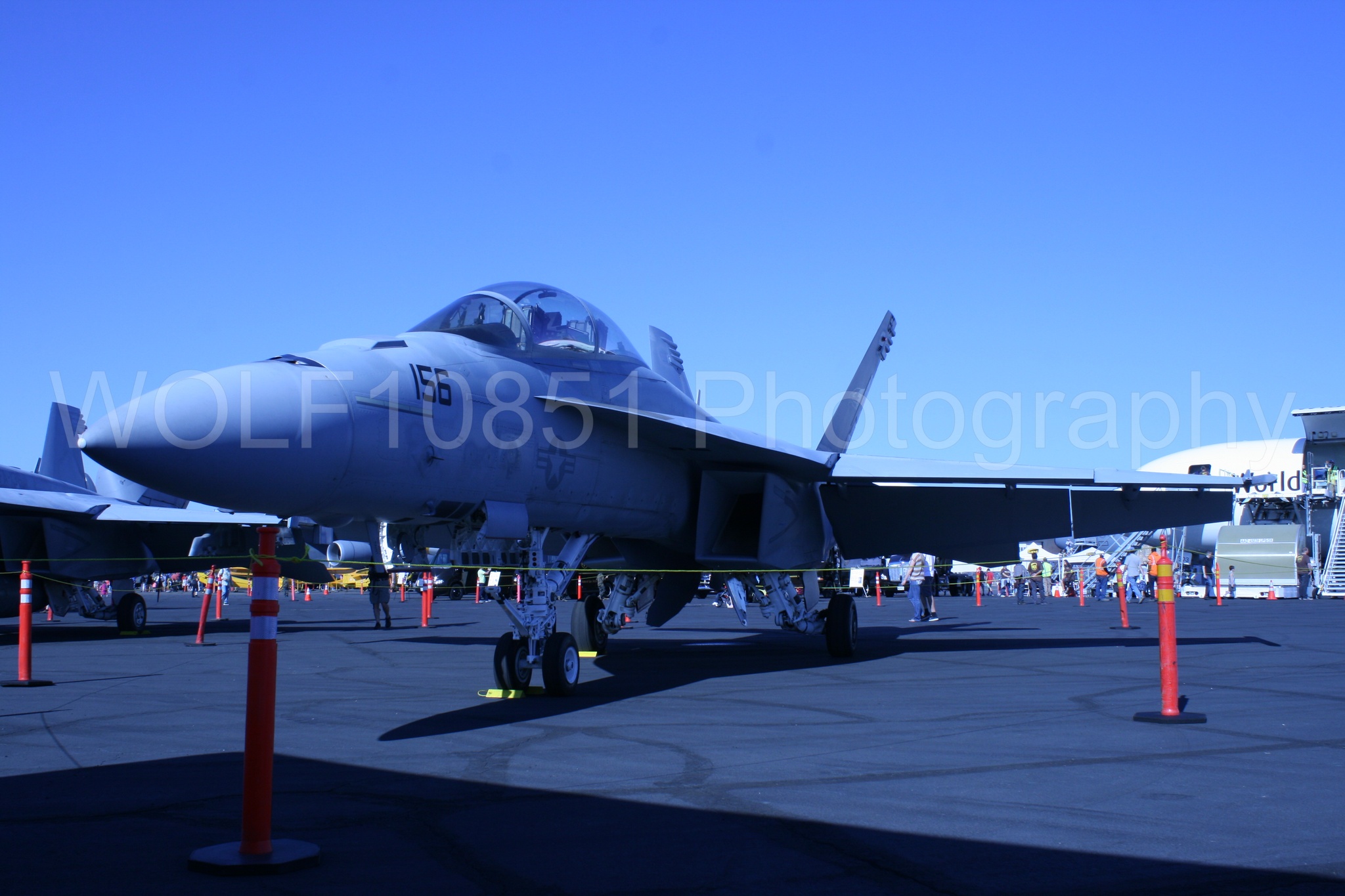 Aviation photography by WOLF10851 featuring FA-18 Super Hornet, Static Display, California Capital Airshow 2016.