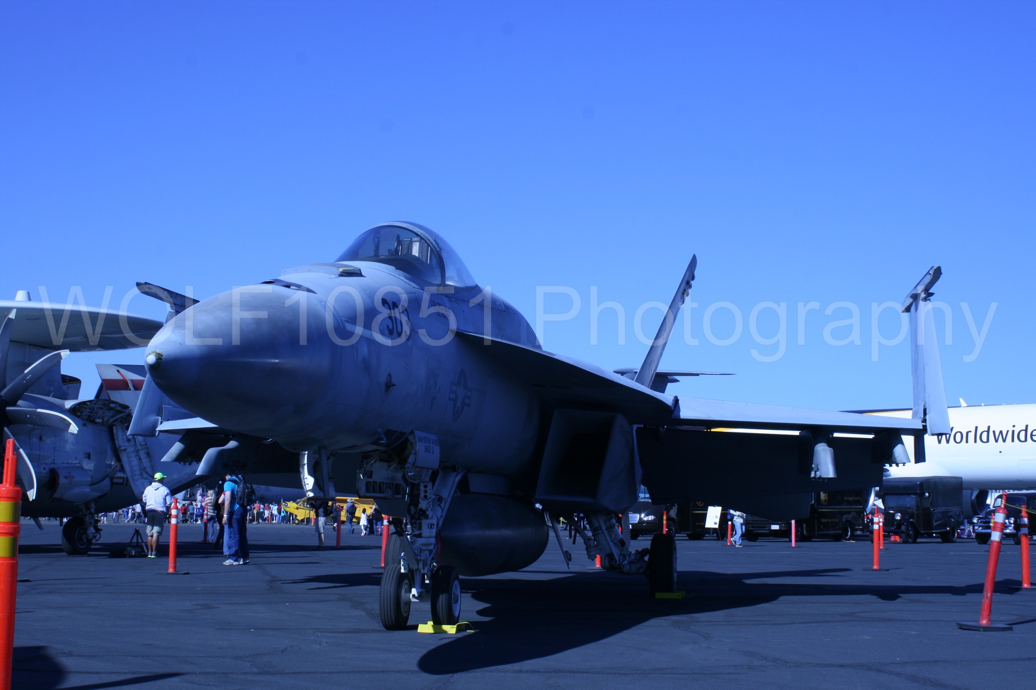 Aviation photography by WOLF10851 featuring FA-18 Super Hornet, Static Display, California Capital Airshow 2016.