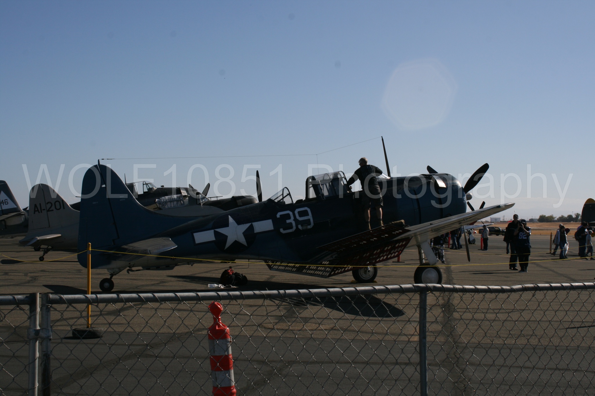 Aviation photography by WOLF10851 featuring Static Display, California Capital Airshow 2016, Douglas SBD-5 Dauntless.