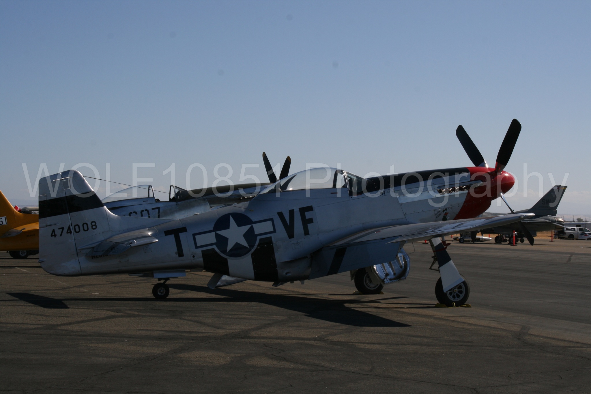 Aviation photography by WOLF10851 featuring Static Display, P-51 Mustang, California Capital Airshow 2016, Comfortably Numb.