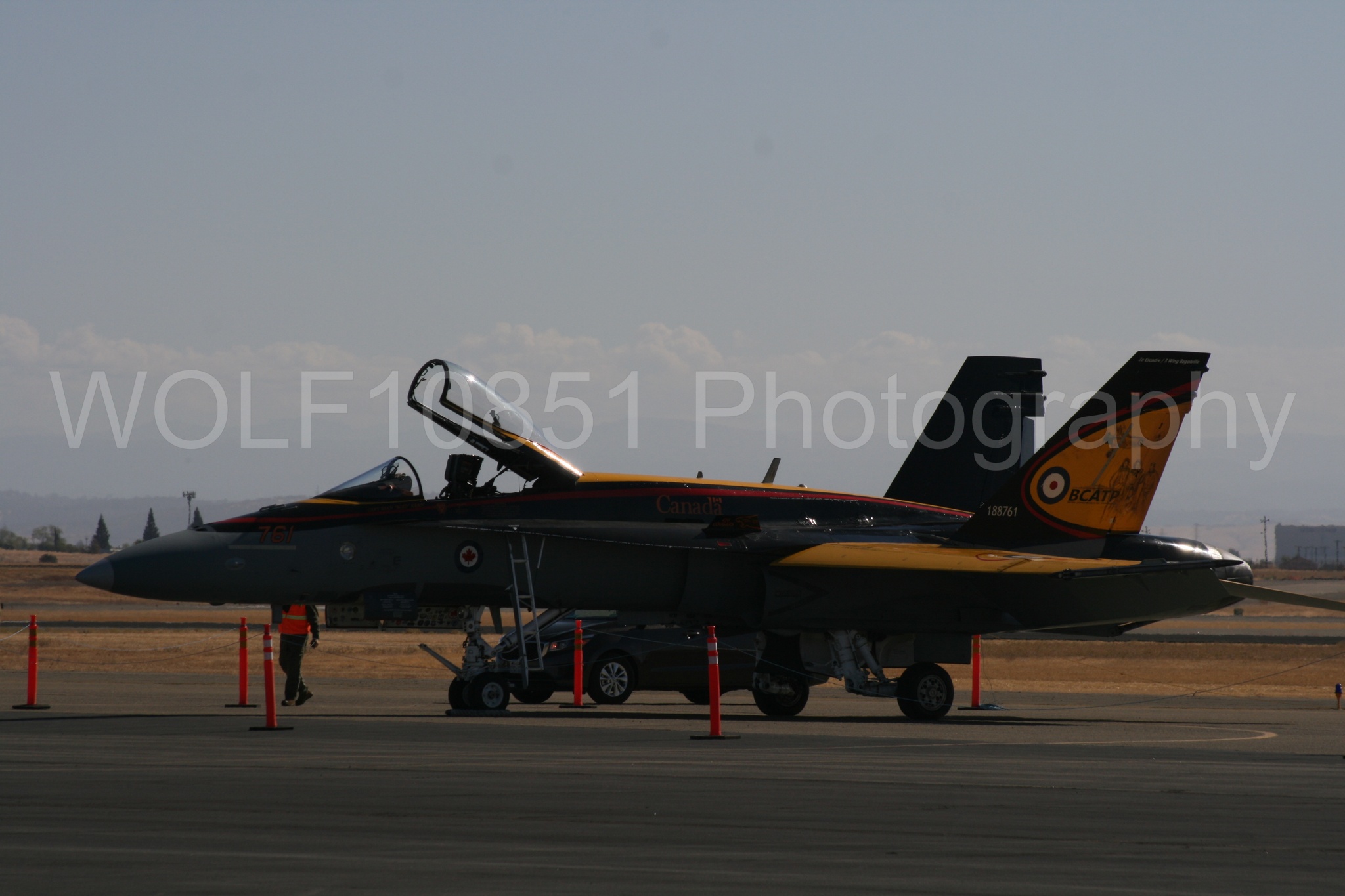 Aviation photography by WOLF10851 featuring Static Display, California Capital Airshow 2016, Royal Canadian Air Force, CF-18.
