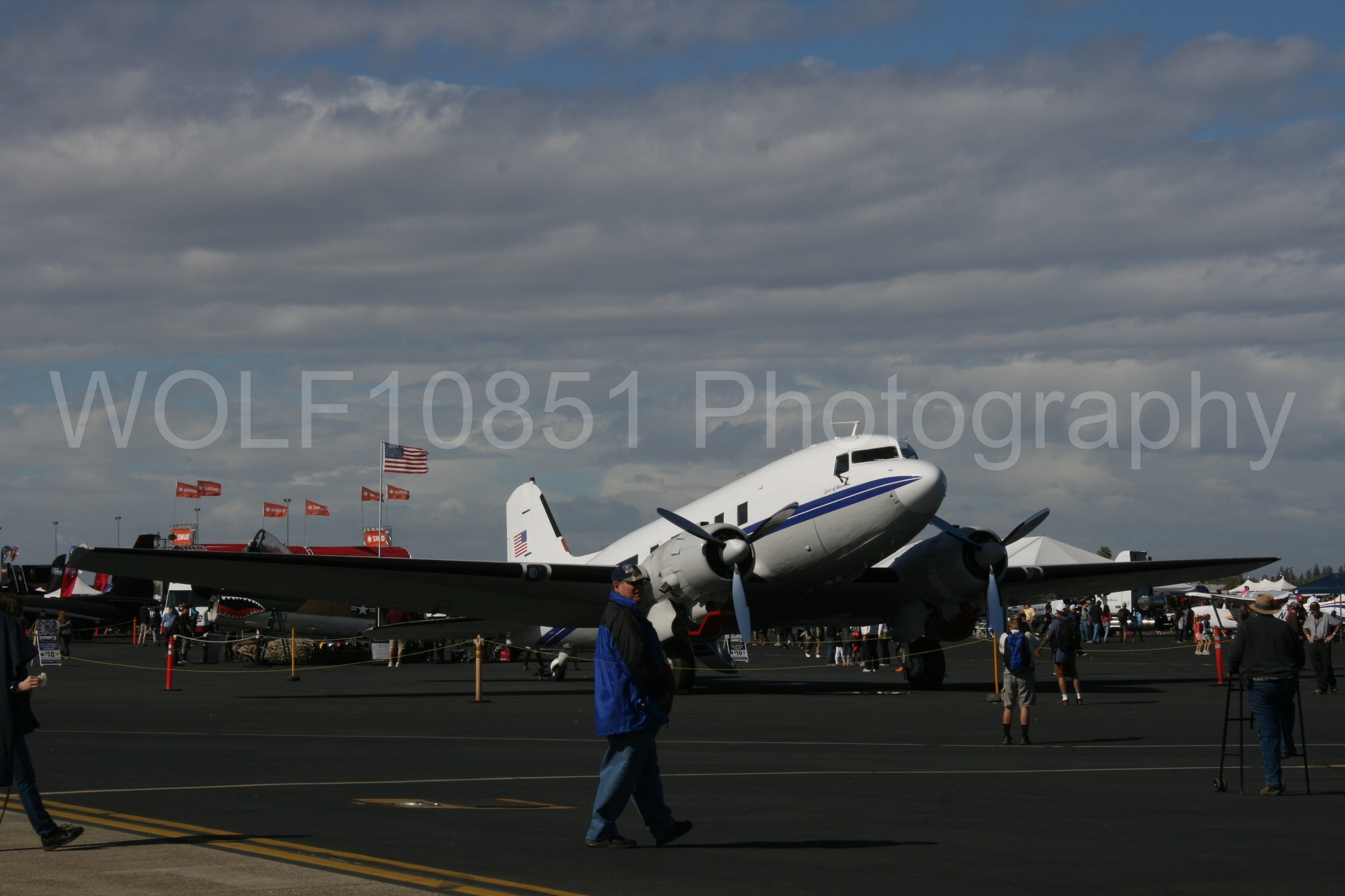 Aviation photography by WOLF10851 featuring Static Display, California Capital Airshow 2016, Douglas DC-3.