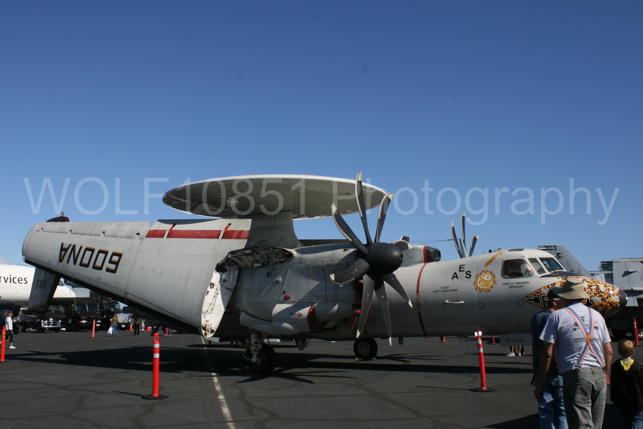 Aviation photography by WOLF10851 featuring Static Display, California Capital Airshow 2016, E-2 Hawkeye.