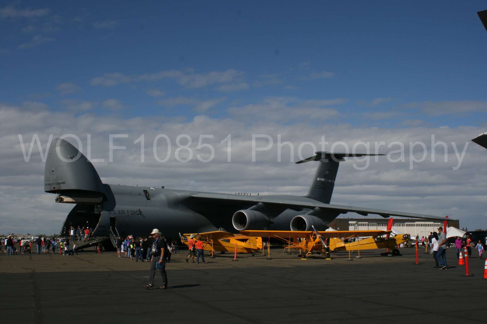 Aviation photography by WOLF10851 featuring Static Display, California Capital Airshow 2016, C-5 Galaxy.