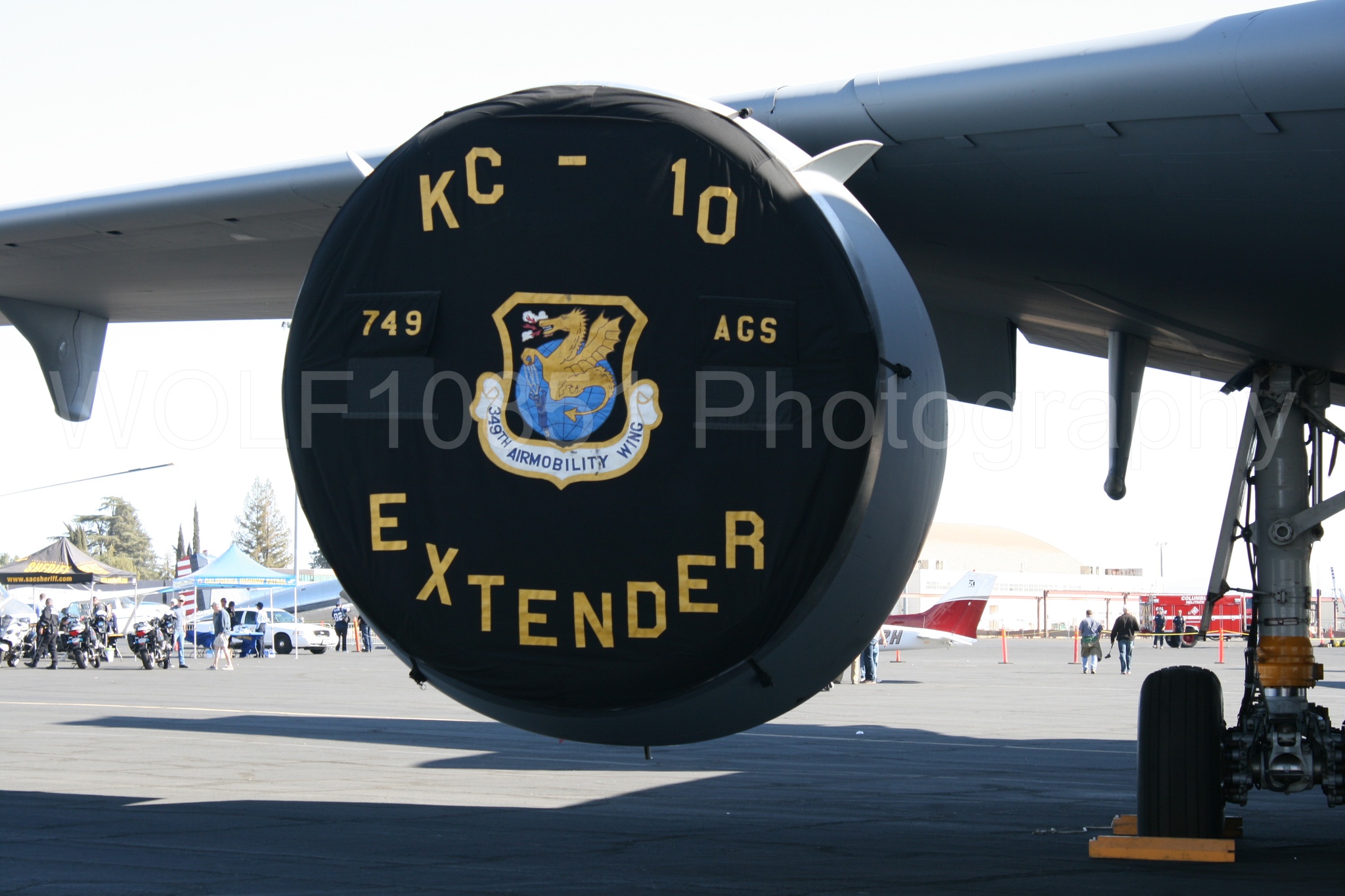Aviation photography by WOLF10851 featuring Static Display, California Capital Airshow 2016, KC-10 Extender.