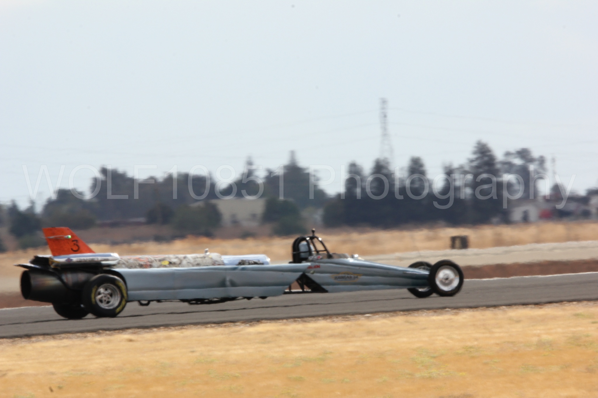Aviation photography by WOLF10851 featuring Smoke N Thunder Jet Car, Smoke N Thunder, California Capital Airshow 2016.