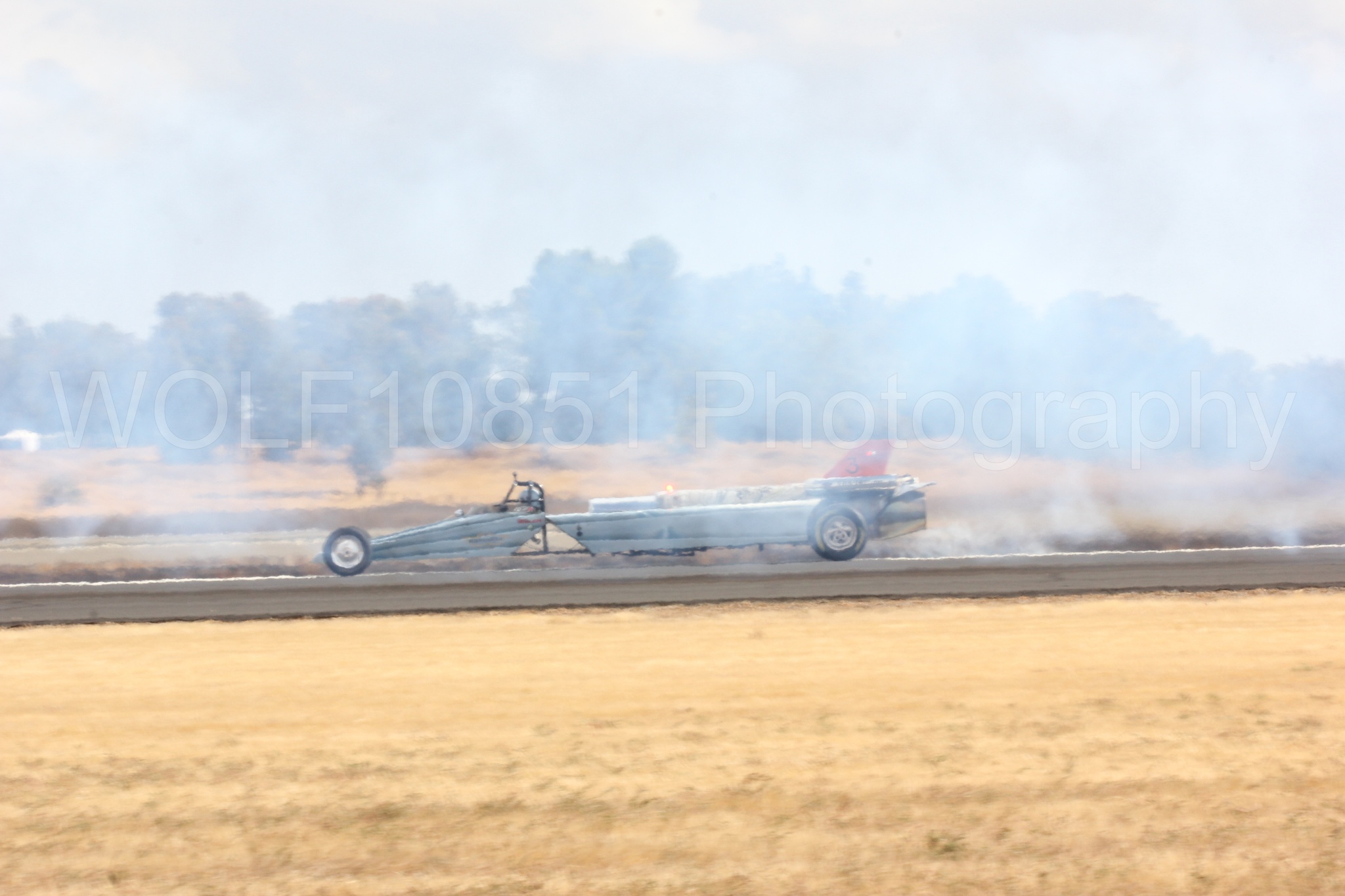 Aviation photography by WOLF10851 featuring Smoke N Thunder Jet Car, Smoke N Thunder, California Capital Airshow 2016.
