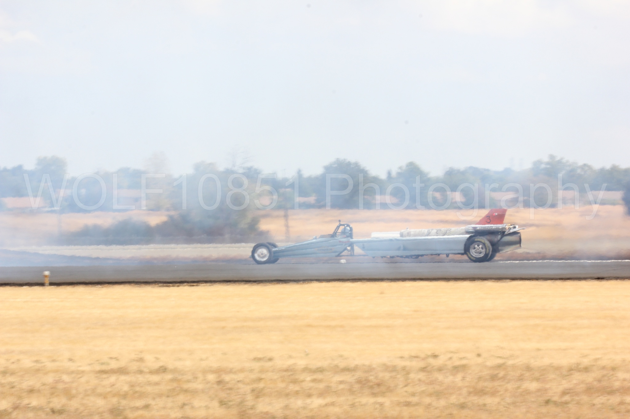 Aviation photography by WOLF10851 featuring Smoke N Thunder Jet Car, Smoke N Thunder, California Capital Airshow 2016.