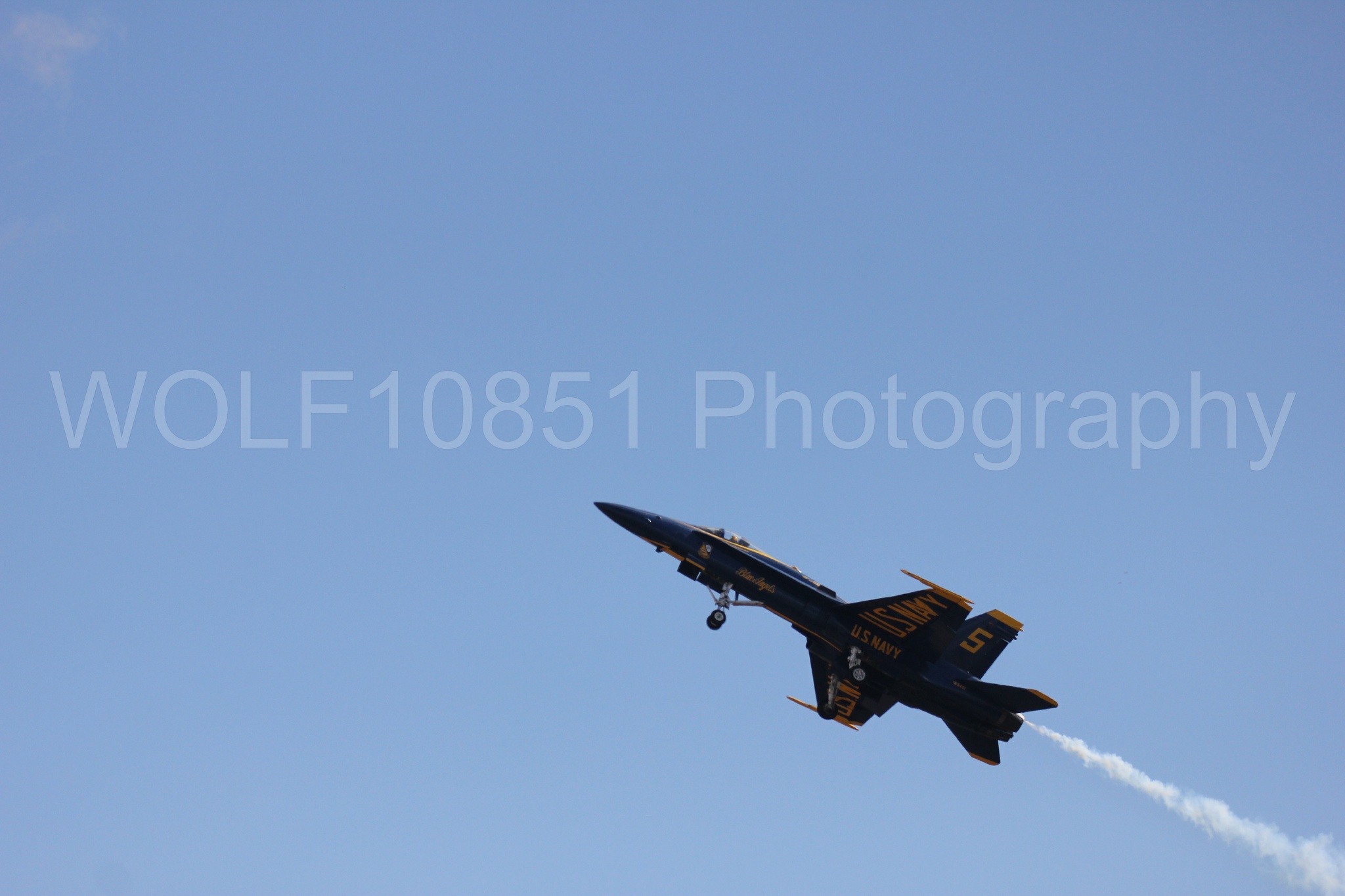 Aviation photography by WOLF10851 featuring F-18 Hornet, Blue Angels, California Capital Airshow 2016, Blue and Gold.
