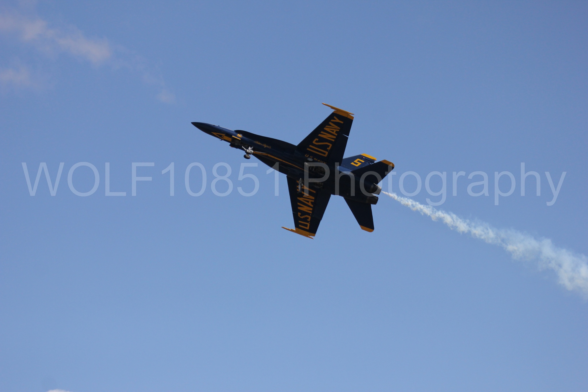 Aviation photography by WOLF10851 featuring F-18 Hornet, Blue Angels, California Capital Airshow 2016, Blue and Gold.
