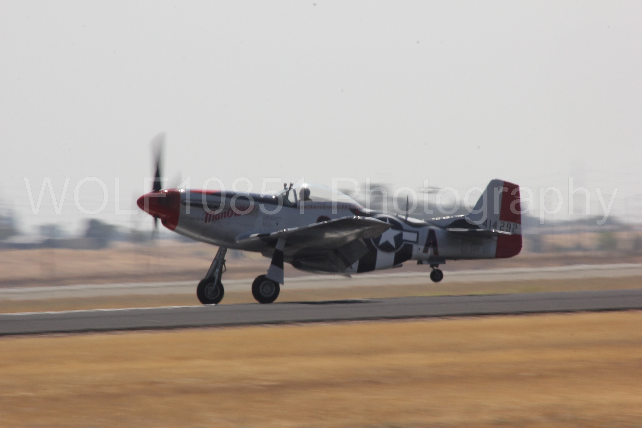 Aviation photography by WOLF10851 featuring P-51 Mustang, ManO'War, California Capital Airshow 2017.