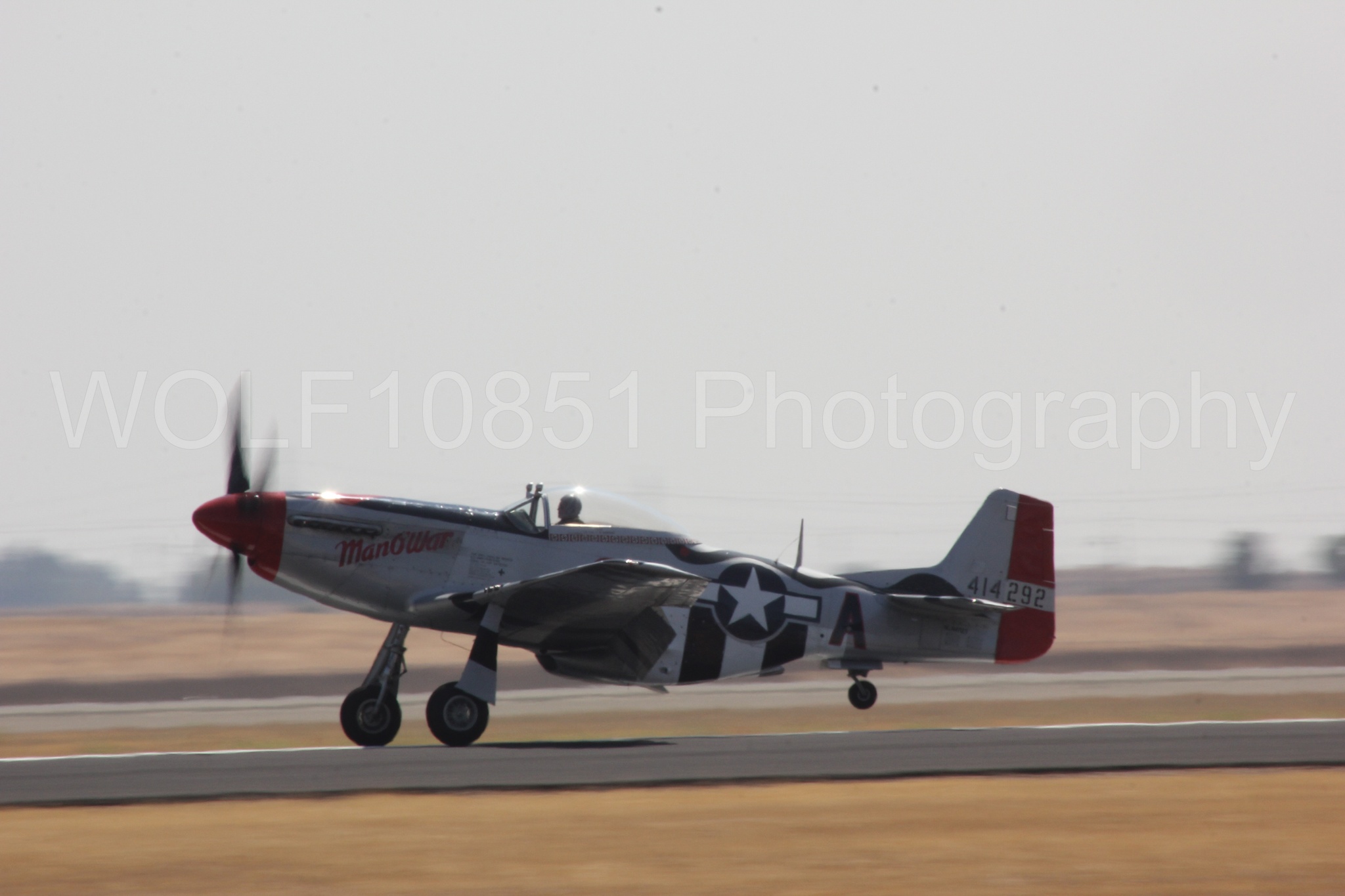 Aviation photography by WOLF10851 featuring P-51 Mustang, ManO'War, California Capital Airshow 2017.
