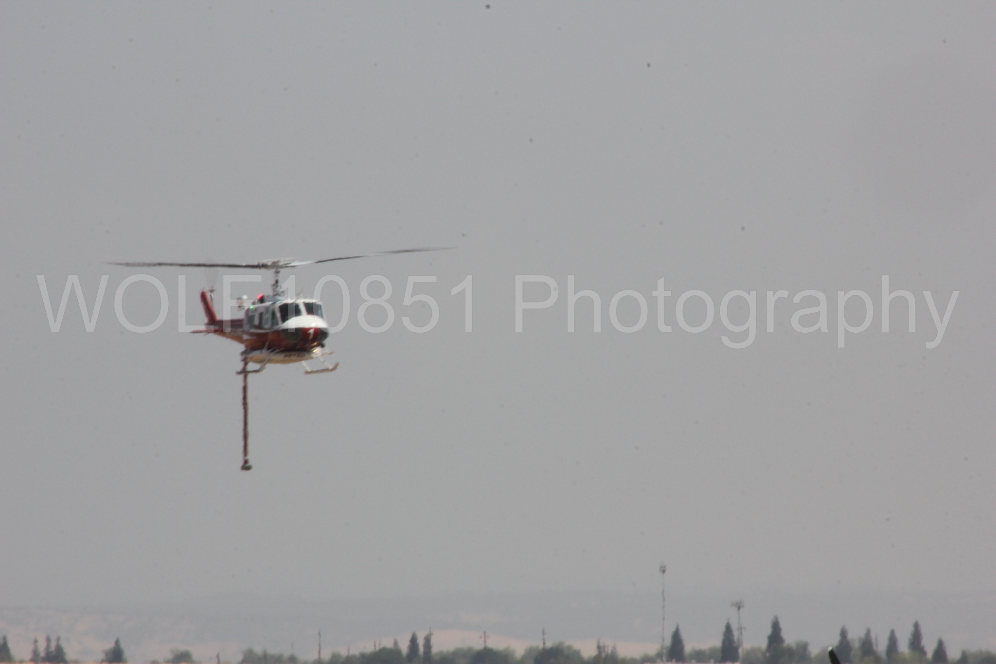 Aviation photography by WOLF10851 featuring Bell UH-1 Iroquois Huey, Sacramento Metro Fire.