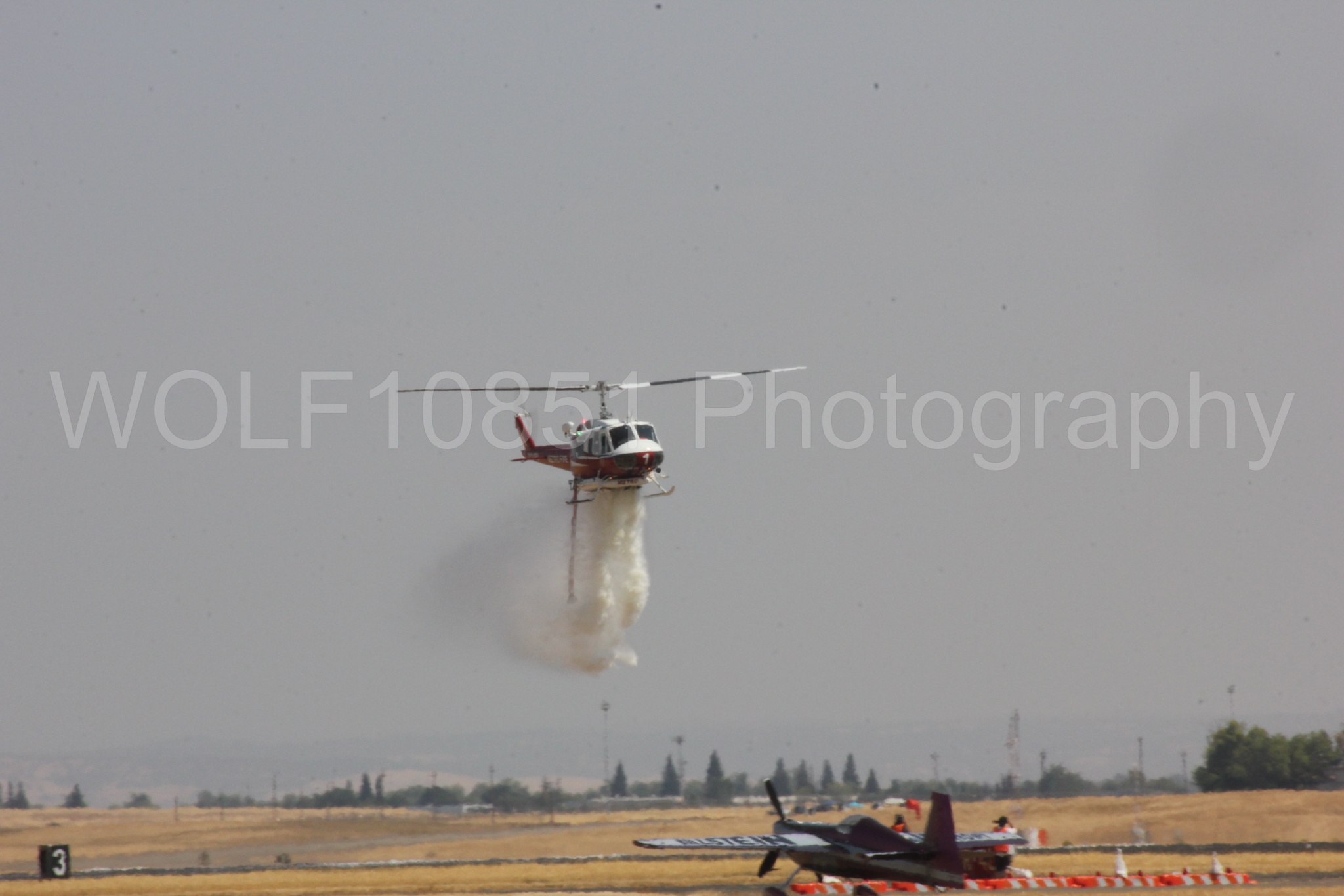 Aviation photography by WOLF10851 featuring Bell UH-1 Iroquois Huey, Sacramento Metro Fire, California Capital Airshow 2017.