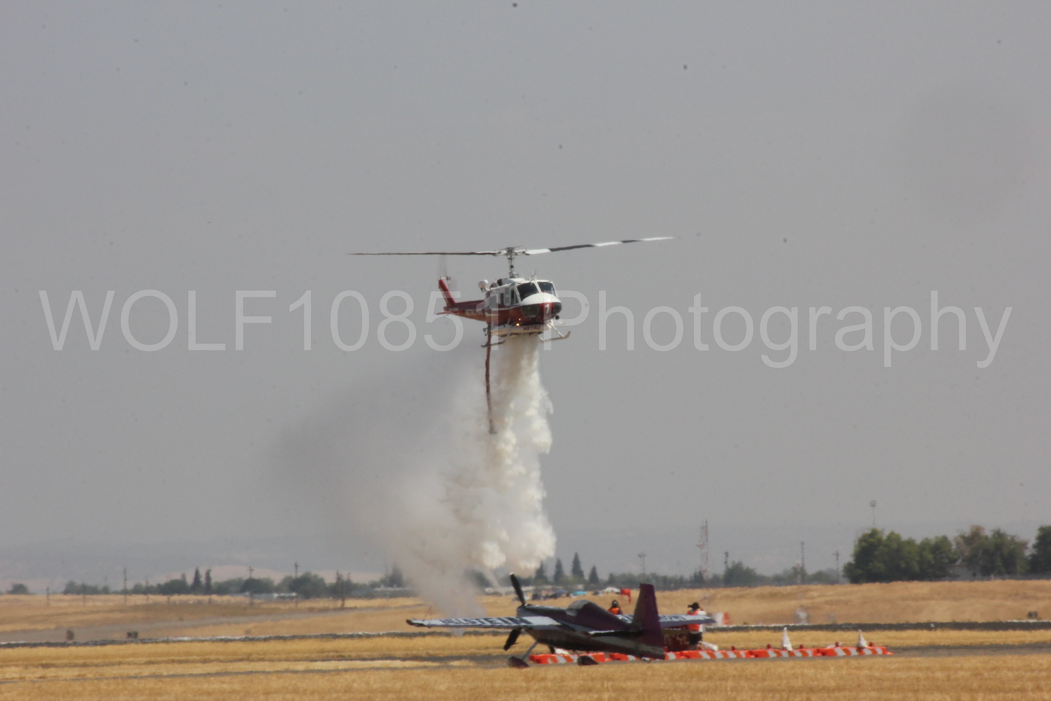 Aviation photography by WOLF10851 featuring Bell UH-1 Iroquois Huey, Sacramento Metro Fire, California Capital Airshow 2017.