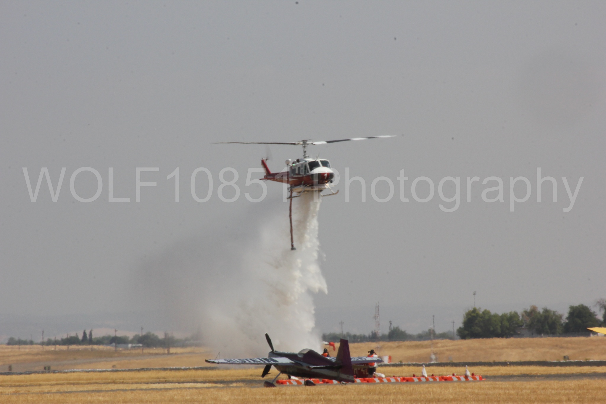 Aviation photography by WOLF10851 featuring Bell UH-1 Iroquois Huey, Sacramento Metro Fire, California Capital Airshow 2017.