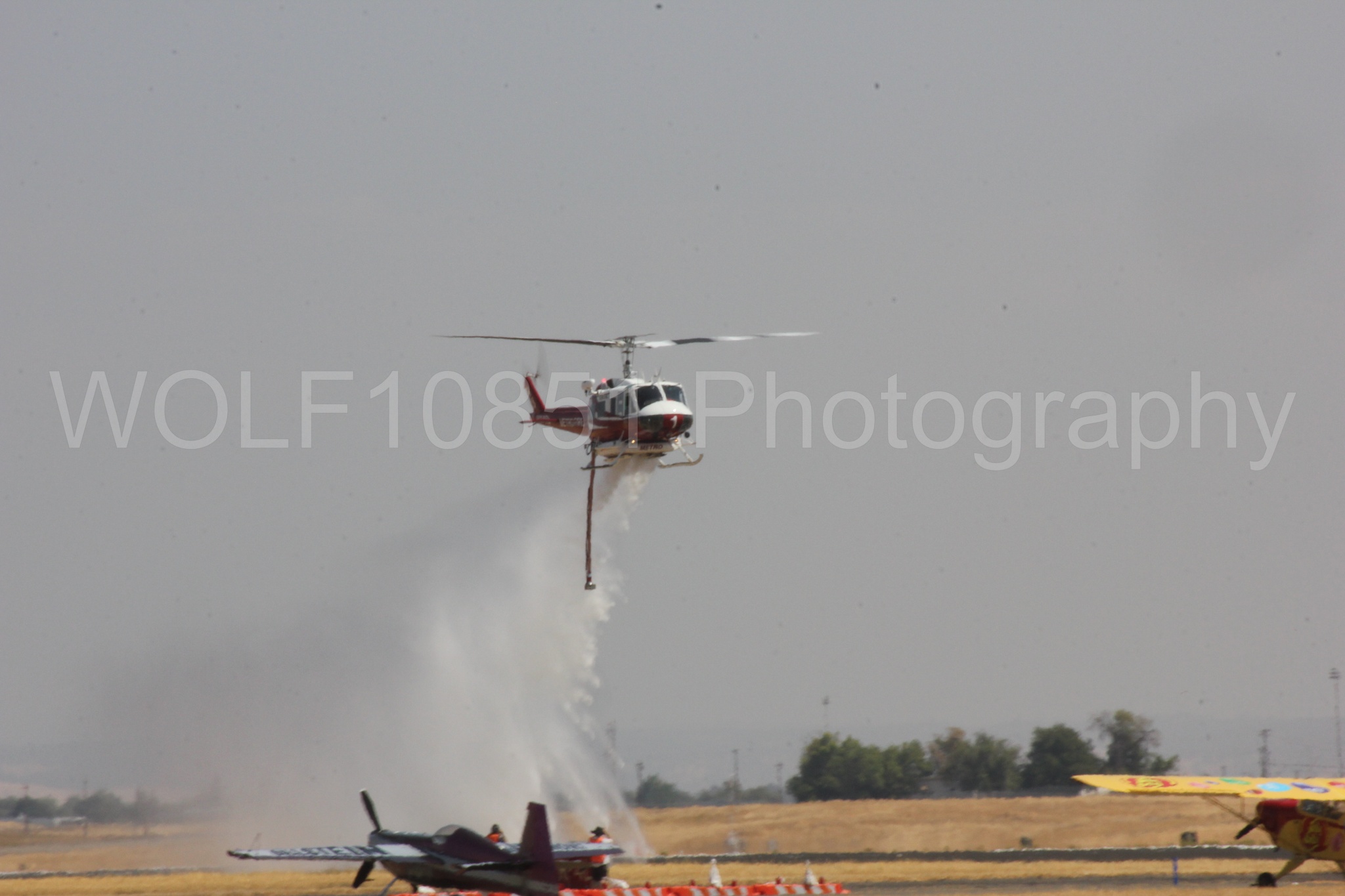 Aviation photography by WOLF10851 featuring Bell UH-1 Iroquois Huey, Sacramento Metro Fire, California Capital Airshow 2017.