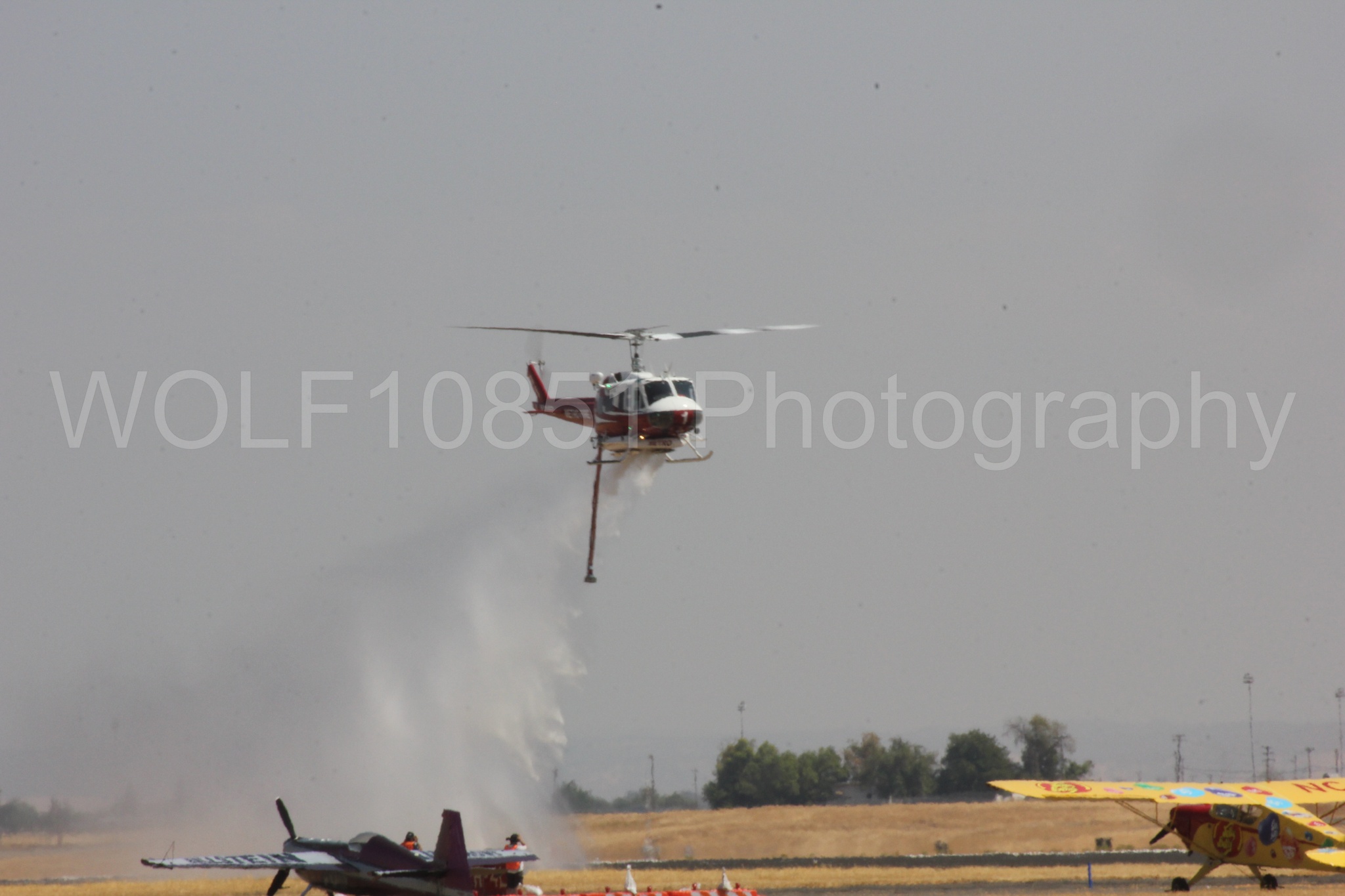 Aviation photography by WOLF10851 featuring Bell UH-1 Iroquois Huey, Sacramento Metro Fire, California Capital Airshow 2017.