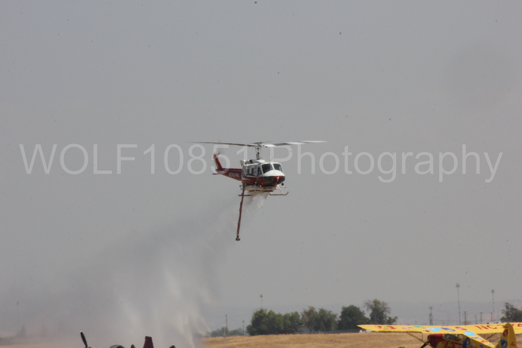 Aviation photography by WOLF10851 featuring Bell UH-1 Iroquois Huey, Sacramento Metro Fire, California Capital Airshow 2017.