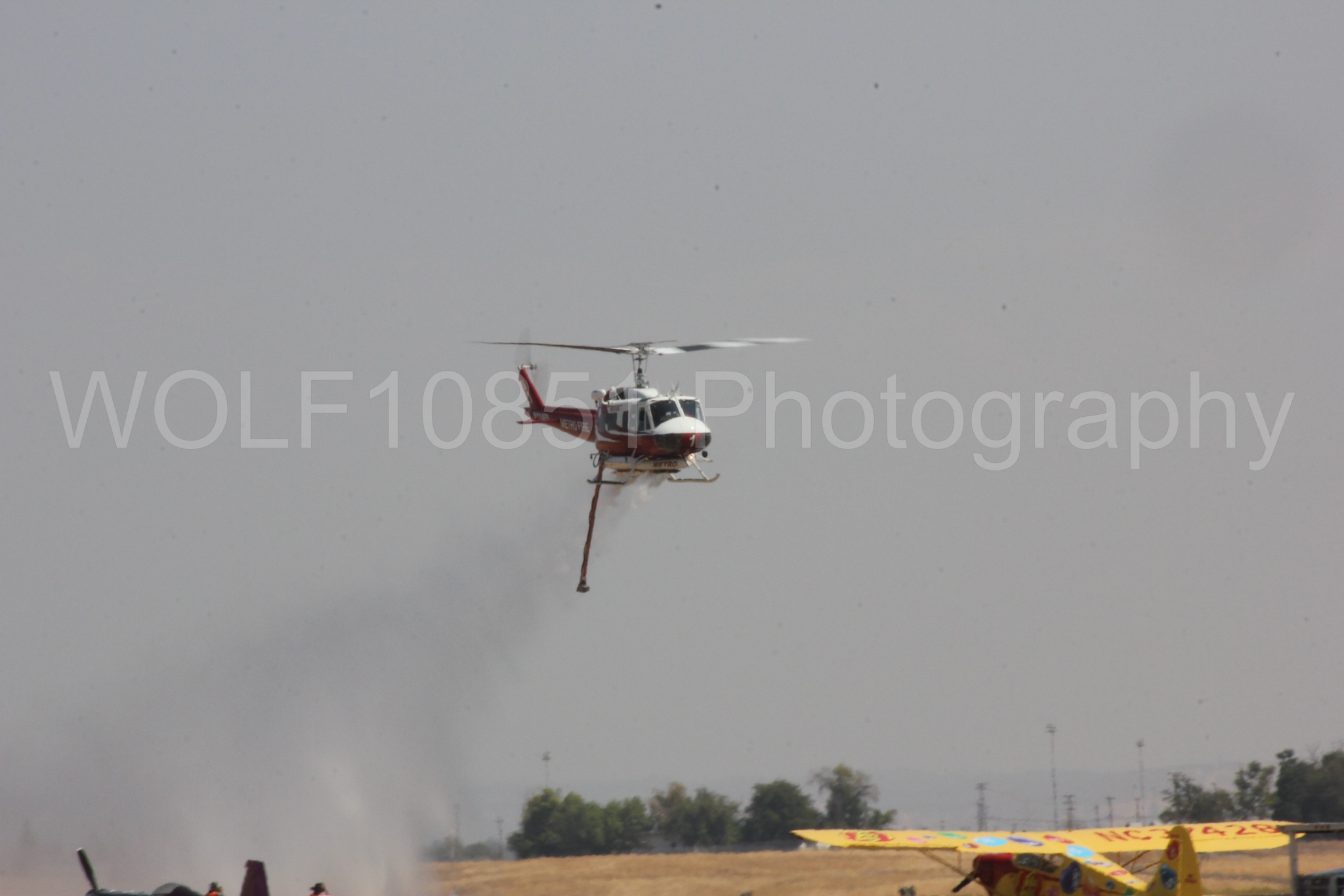Aviation photography by WOLF10851 featuring Bell UH-1 Iroquois Huey, Sacramento Metro Fire, California Capital Airshow 2017.