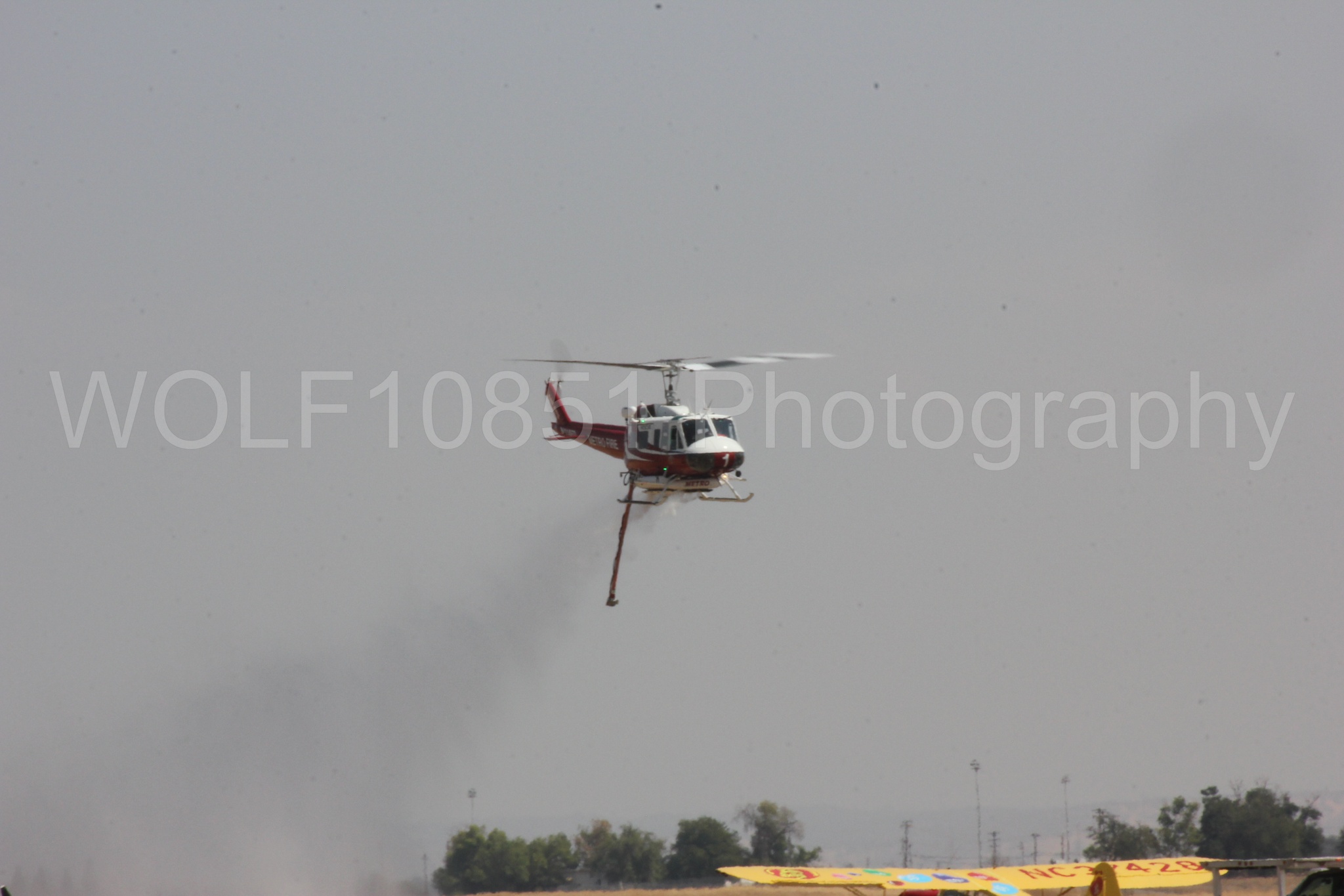 Aviation photography by WOLF10851 featuring Bell UH-1 Iroquois Huey, Sacramento Metro Fire, California Capital Airshow 2017.