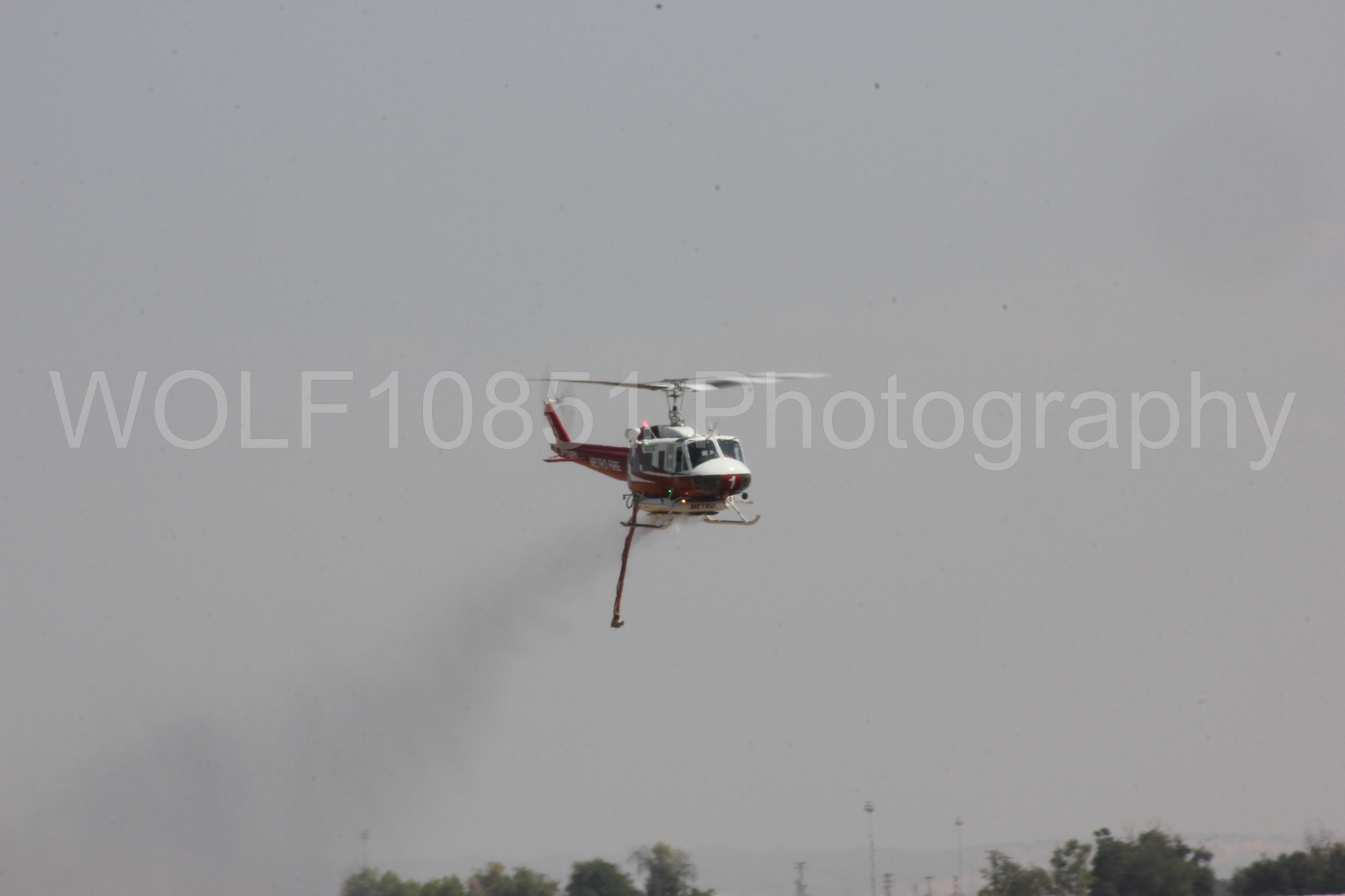 Aviation photography by WOLF10851 featuring Bell UH-1 Iroquois Huey, Sacramento Metro Fire.