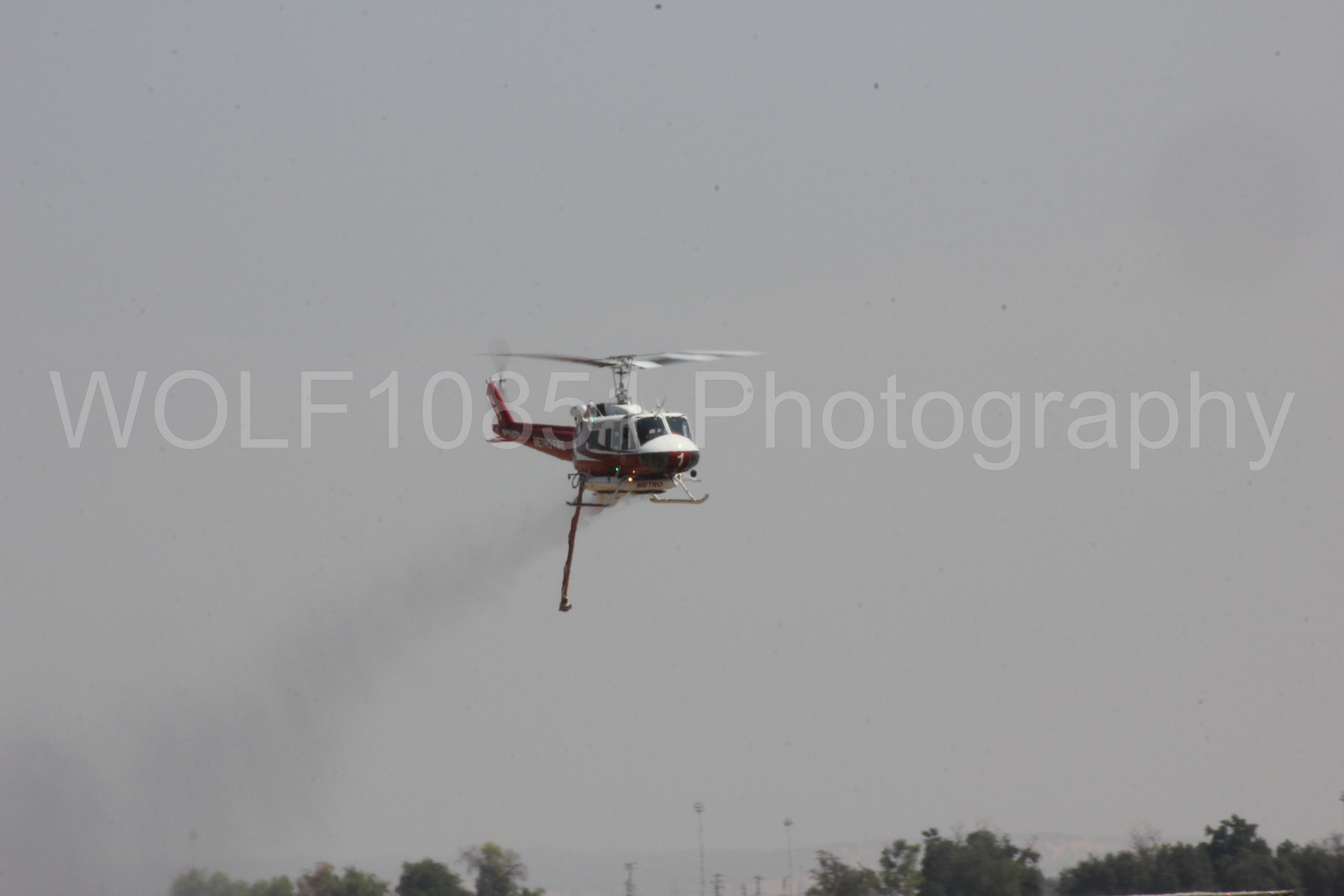 Aviation photography by WOLF10851 featuring Bell UH-1 Iroquois Huey, Sacramento Metro Fire, California Capital Airshow 2017.