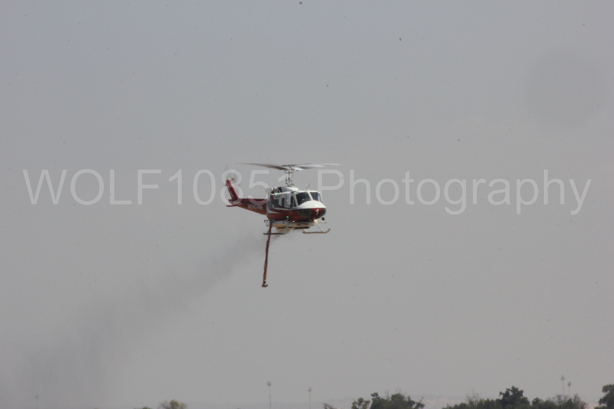 Aviation photography by WOLF10851 featuring Bell UH-1 Iroquois Huey, Sacramento Metro Fire.
