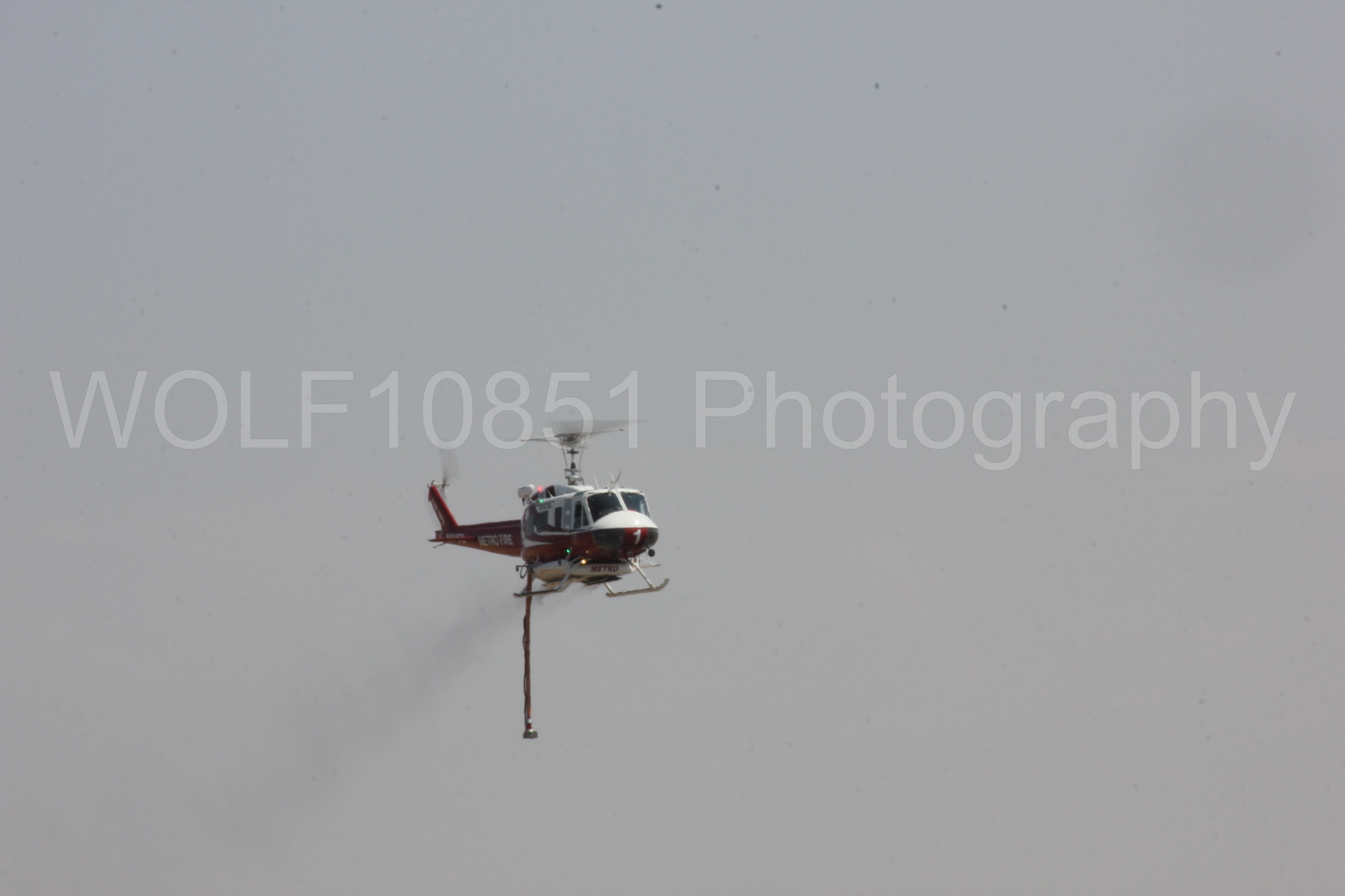 Aviation photography by WOLF10851 featuring Bell UH-1 Iroquois Huey, Sacramento Metro Fire.