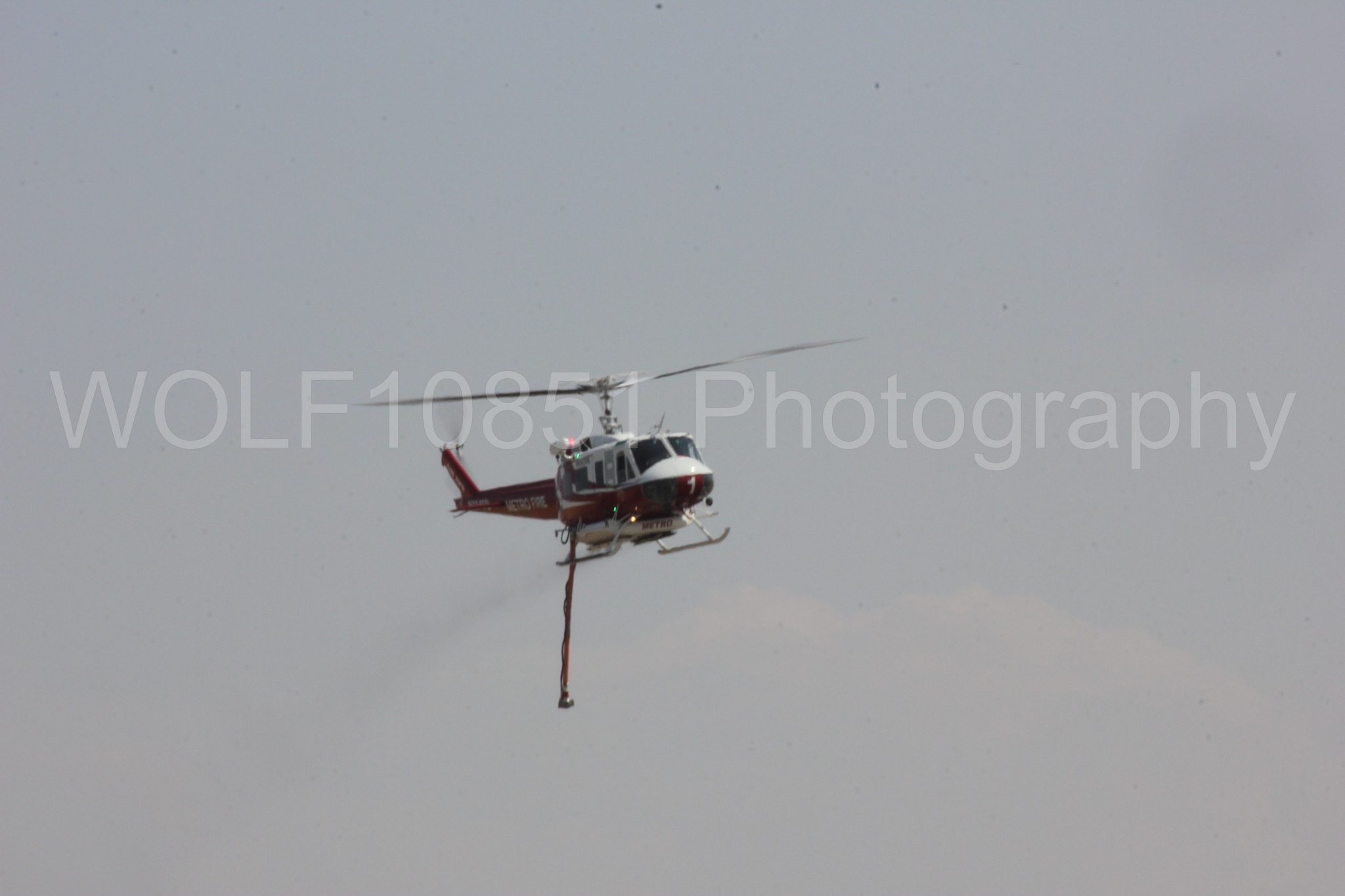 Aviation photography by WOLF10851 featuring Bell UH-1 Iroquois Huey, Sacramento Metro Fire.