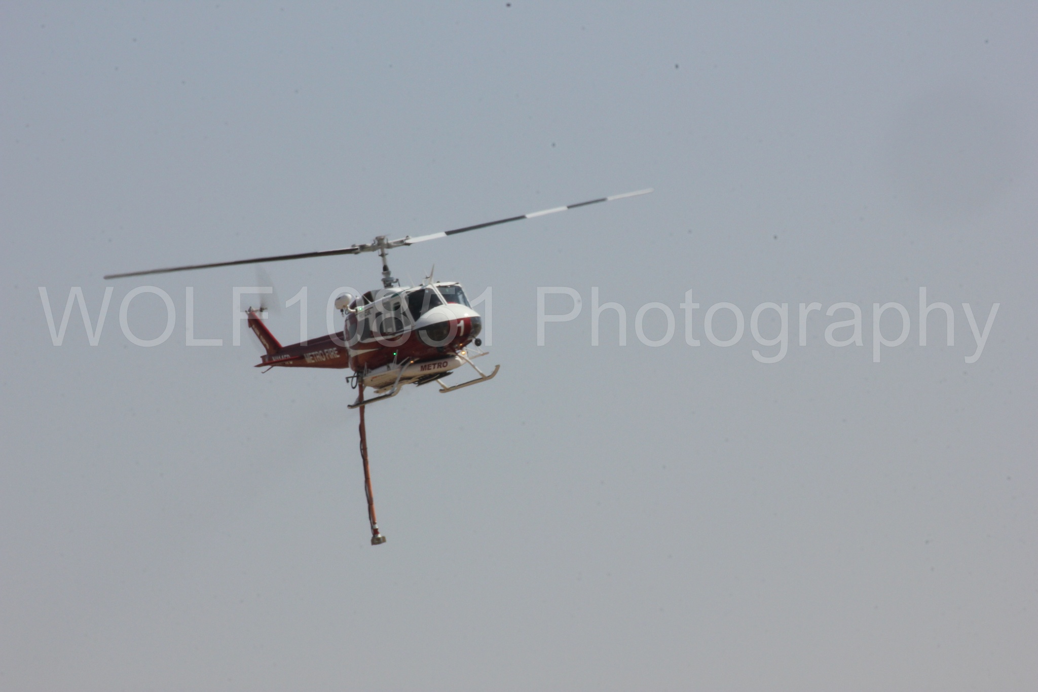 Aviation photography by WOLF10851 featuring Bell UH-1 Iroquois Huey, Sacramento Metro Fire, California Capital Airshow 2017.