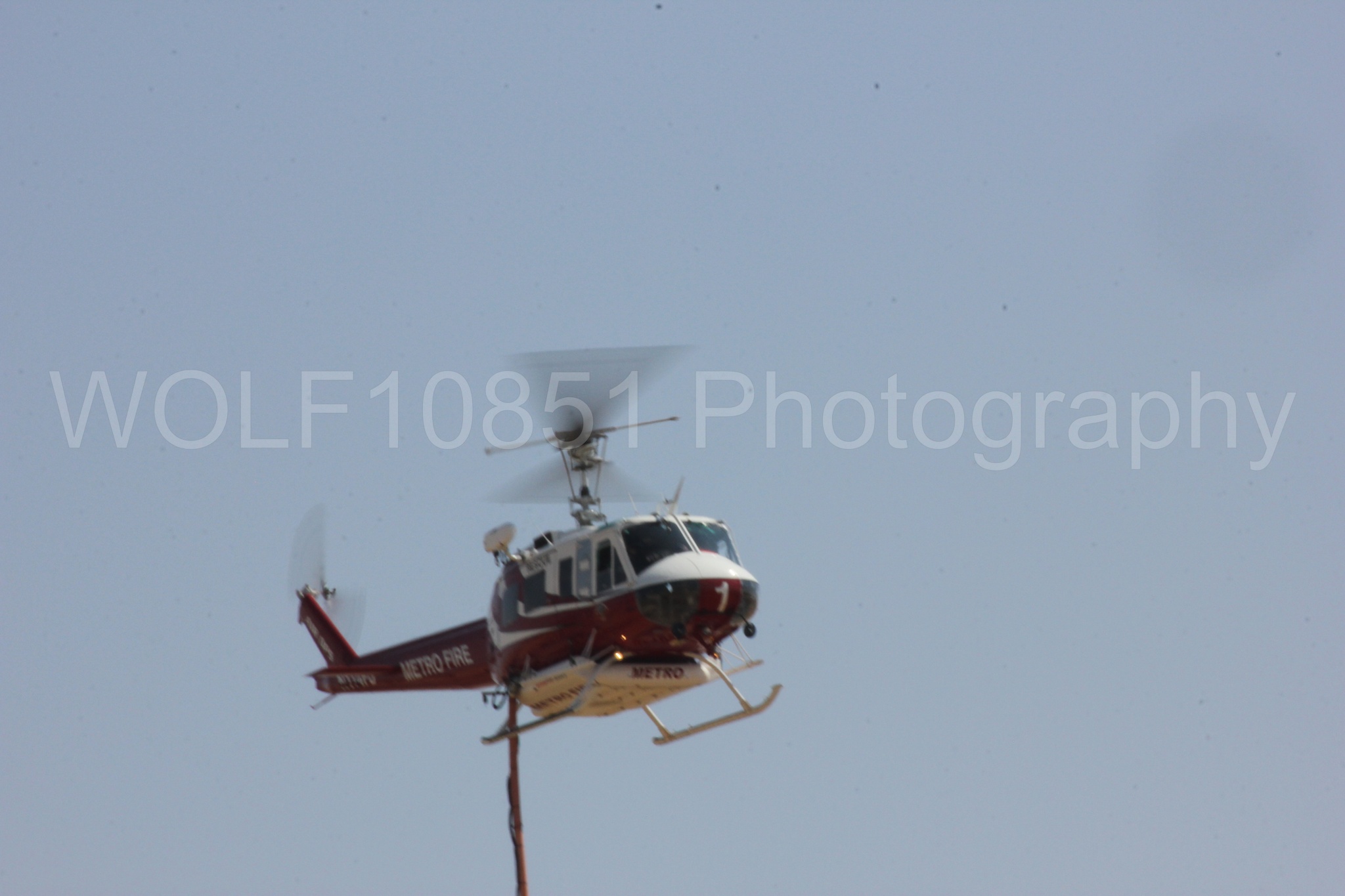 Aviation photography by WOLF10851 featuring Bell UH-1 Iroquois Huey, Sacramento Metro Fire, California Capital Airshow 2017.