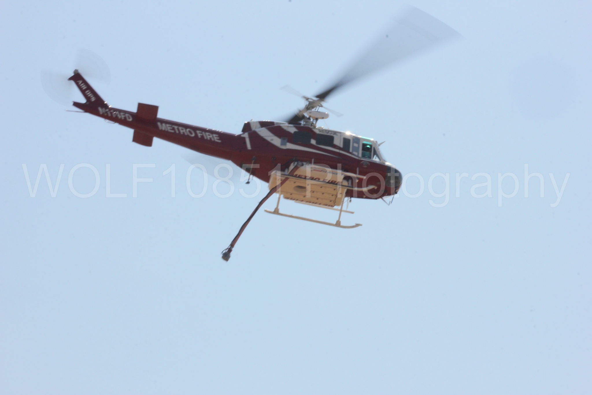 Aviation photography by WOLF10851 featuring Bell UH-1 Iroquois Huey, Sacramento Metro Fire, California Capital Airshow 2017.
