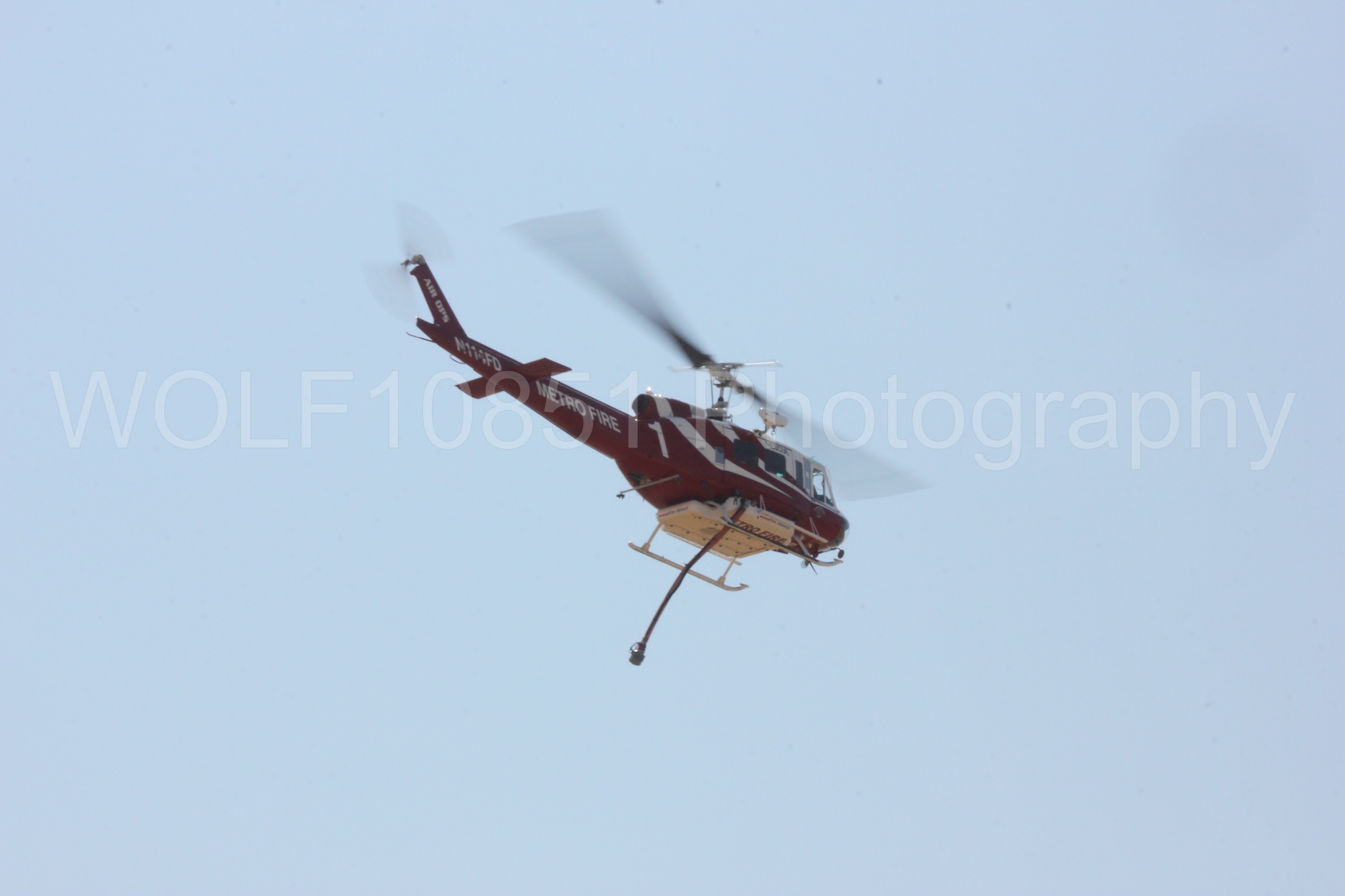 Aviation photography by WOLF10851 featuring Bell UH-1 Iroquois Huey, Sacramento Metro Fire, California Capital Airshow 2017.
