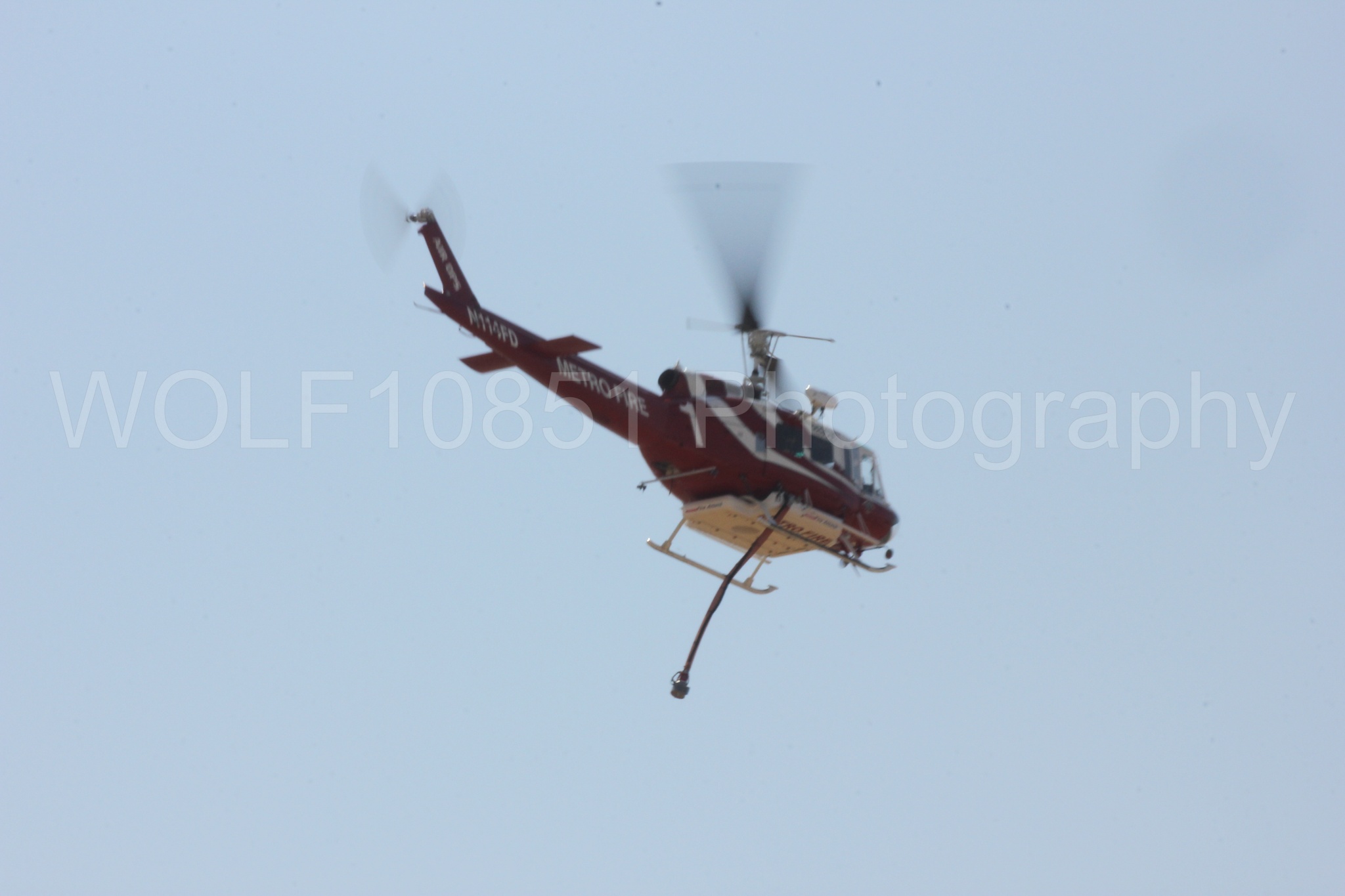 Aviation photography by WOLF10851 featuring Bell UH-1 Iroquois Huey, Sacramento Metro Fire, California Capital Airshow 2017.
