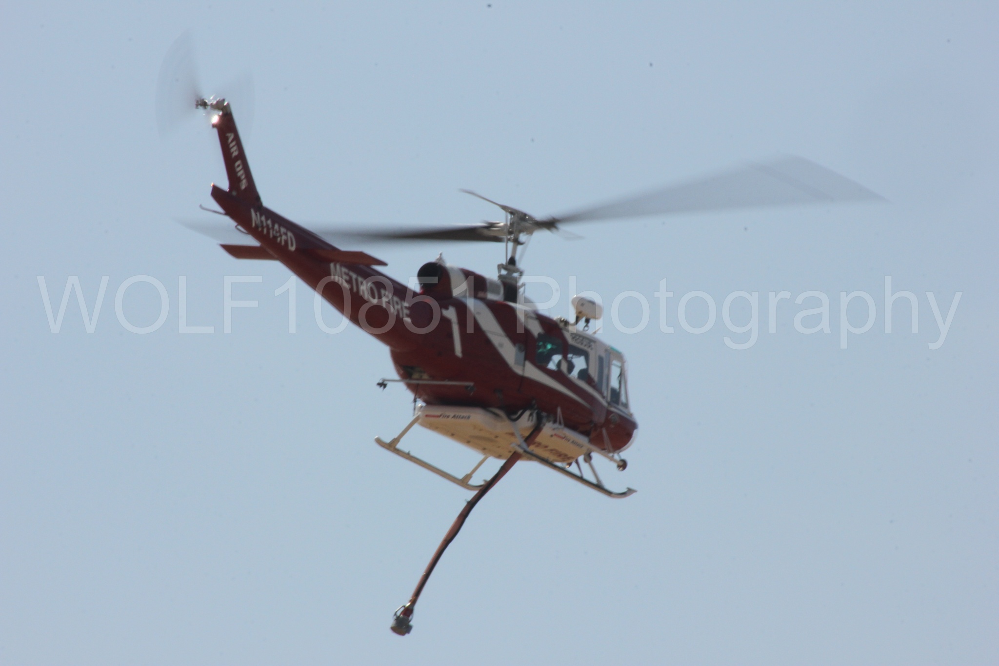 Aviation photography by WOLF10851 featuring Bell UH-1 Iroquois Huey, Sacramento Metro Fire, California Capital Airshow 2017.