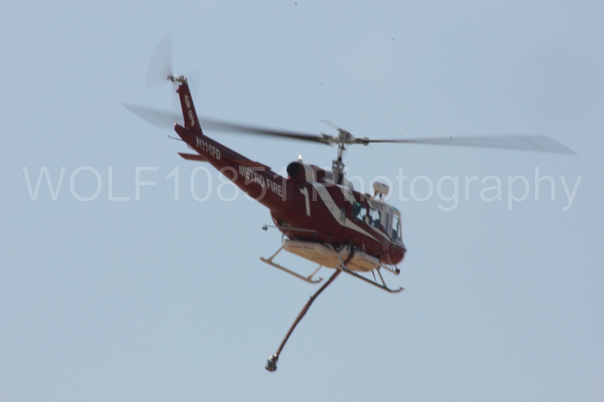 Aviation photography by WOLF10851 featuring Bell UH-1 Iroquois Huey, Sacramento Metro Fire, California Capital Airshow 2017.