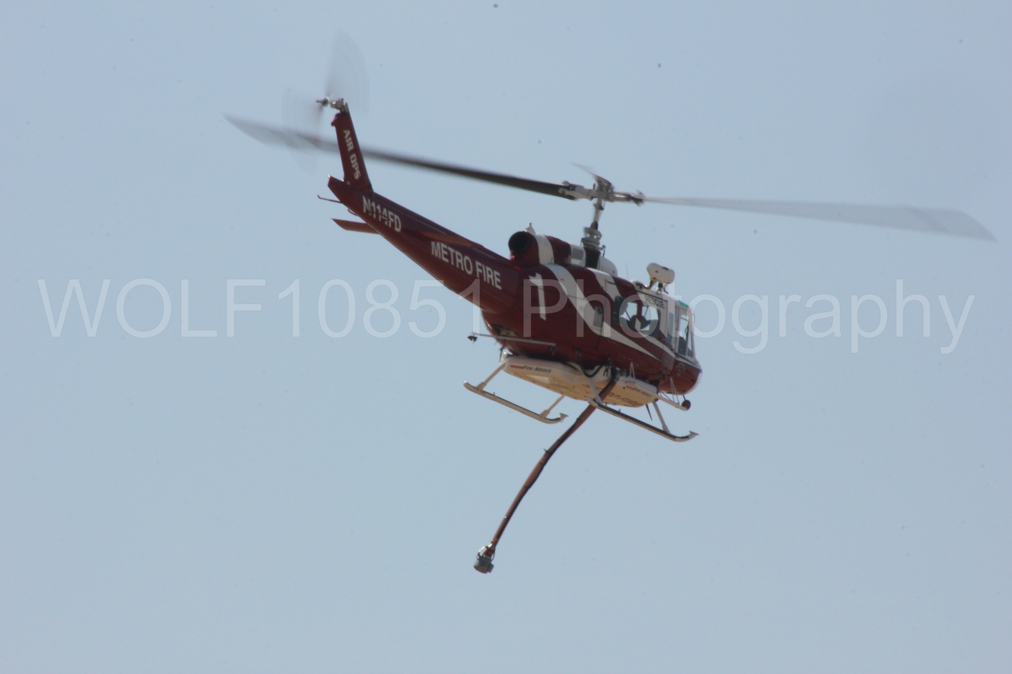 Aviation photography by WOLF10851 featuring Bell UH-1 Iroquois Huey, Sacramento Metro Fire, California Capital Airshow 2017.