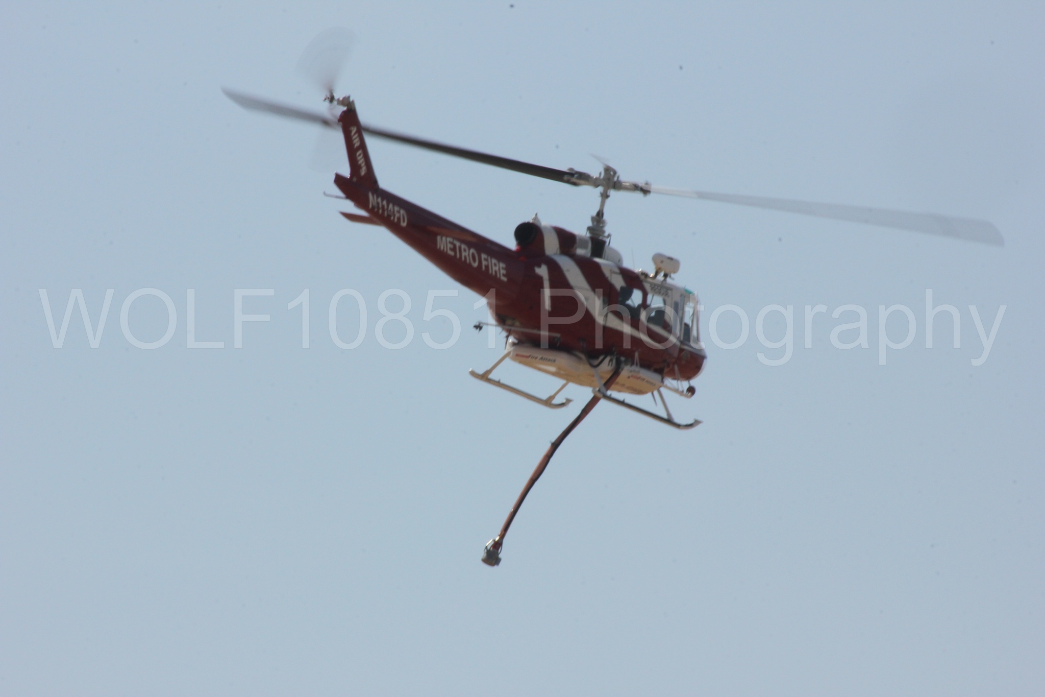 Aviation photography by WOLF10851 featuring Bell UH-1 Iroquois Huey, Sacramento Metro Fire, California Capital Airshow 2017.