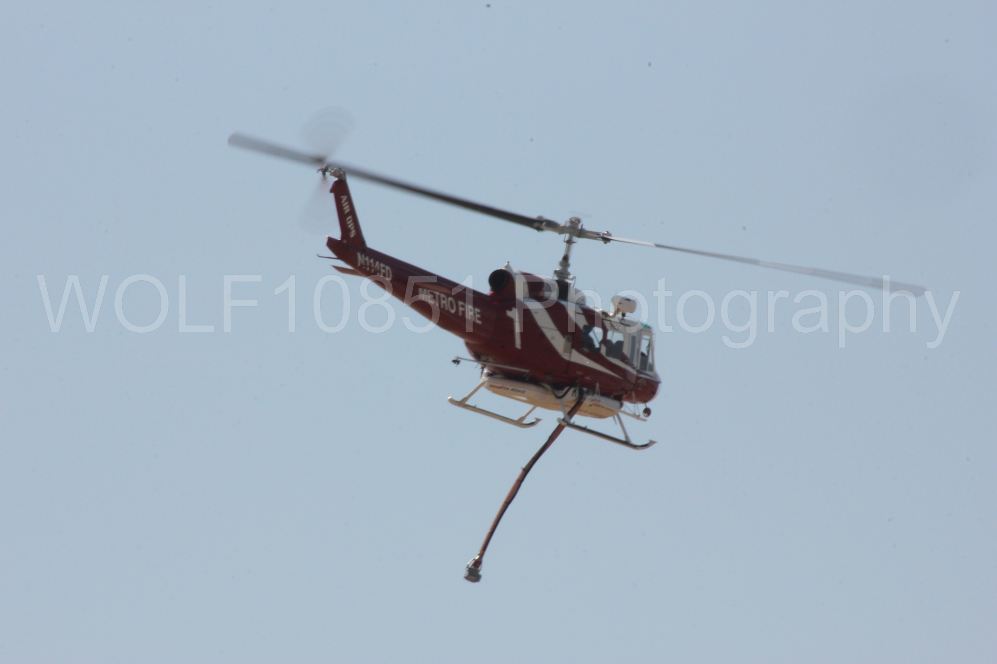 Aviation photography by WOLF10851 featuring Bell UH-1 Iroquois Huey, Sacramento Metro Fire, California Capital Airshow 2017.