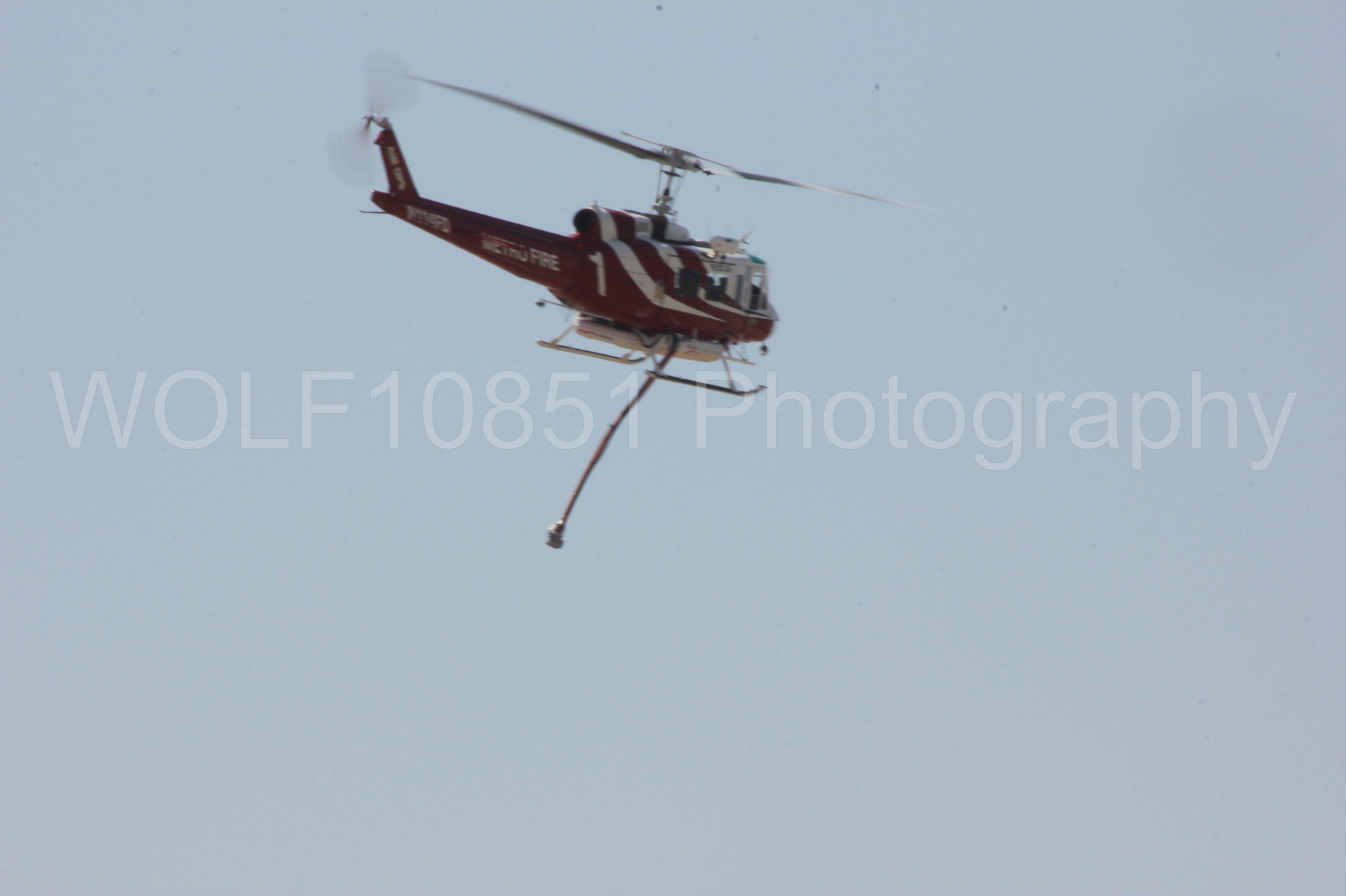 Aviation photography by WOLF10851 featuring Bell UH-1 Iroquois Huey, Sacramento Metro Fire, California Capital Airshow 2017.