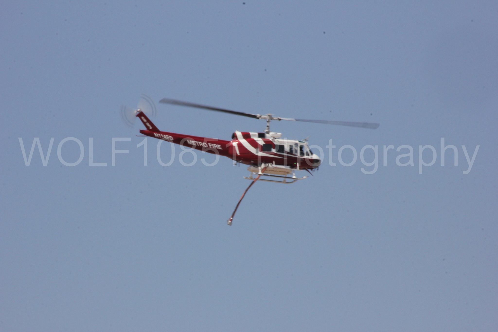 Aviation photography by WOLF10851 featuring Bell UH-1 Iroquois Huey, Sacramento Metro Fire, California Capital Airshow 2017.
