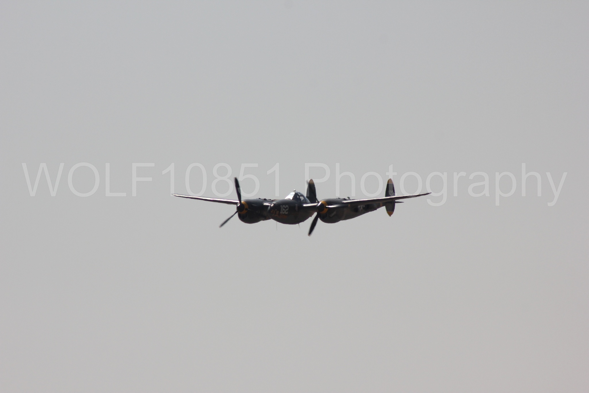 Aviation photography by WOLF10851 featuring P-38 Lightning, 23 Skidoo, California Capital Airshow 2017.
