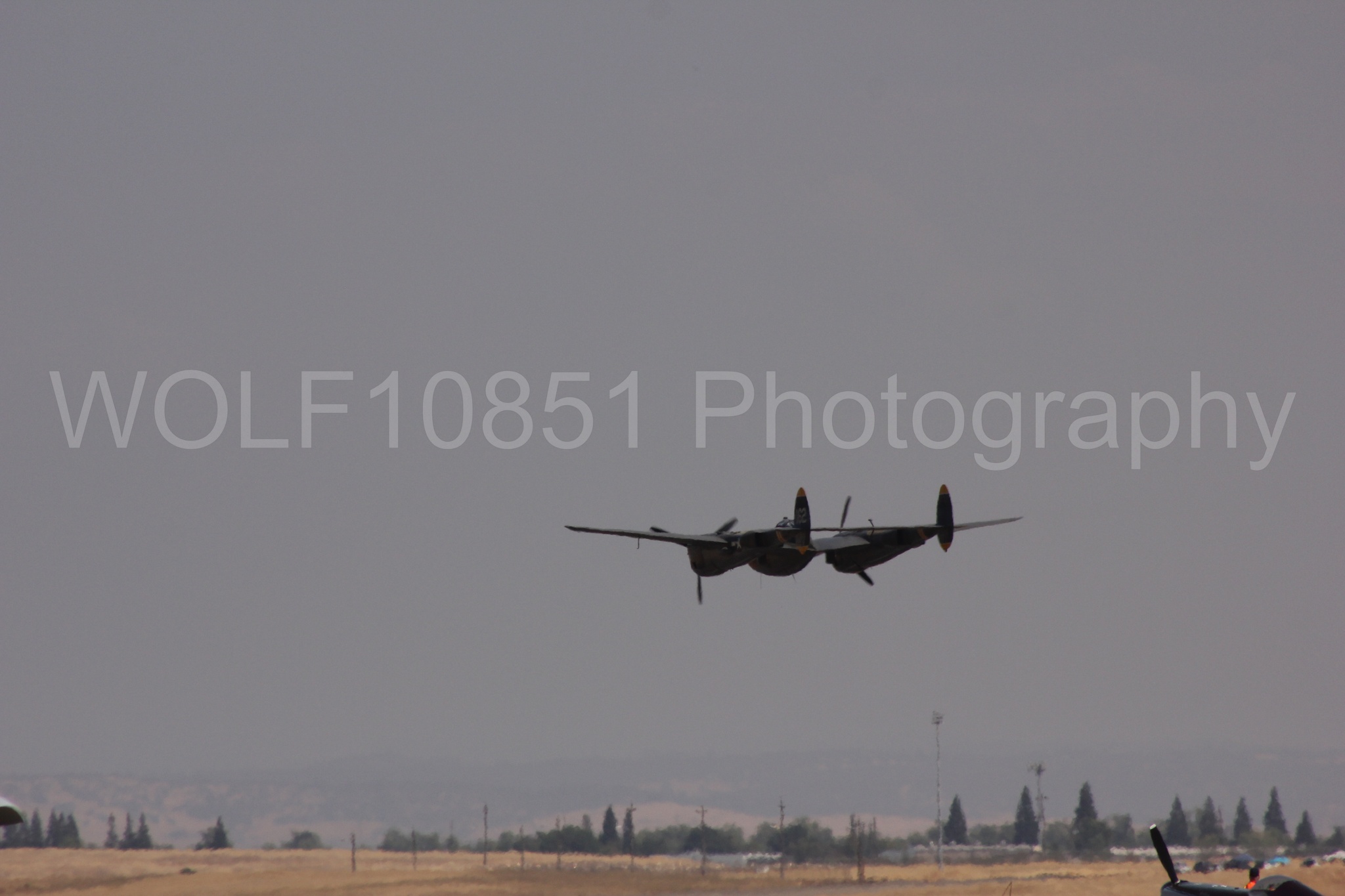 Aviation photography by WOLF10851 featuring P-38 Lightning, 23 Skidoo.