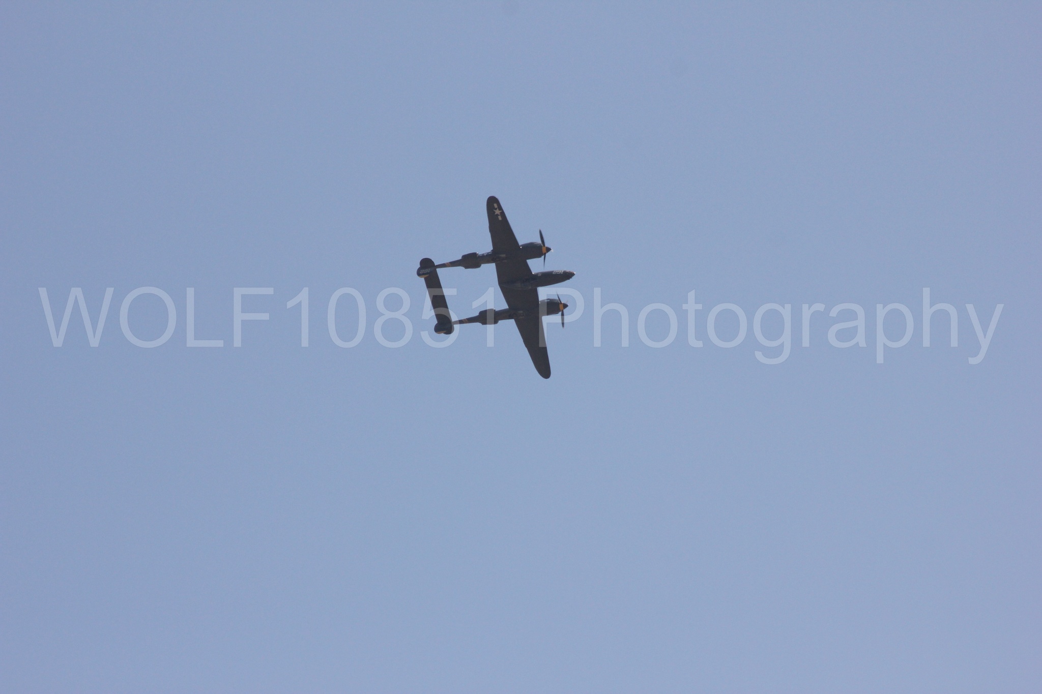 Aviation photography by WOLF10851 featuring P-38 Lightning, 23 Skidoo.