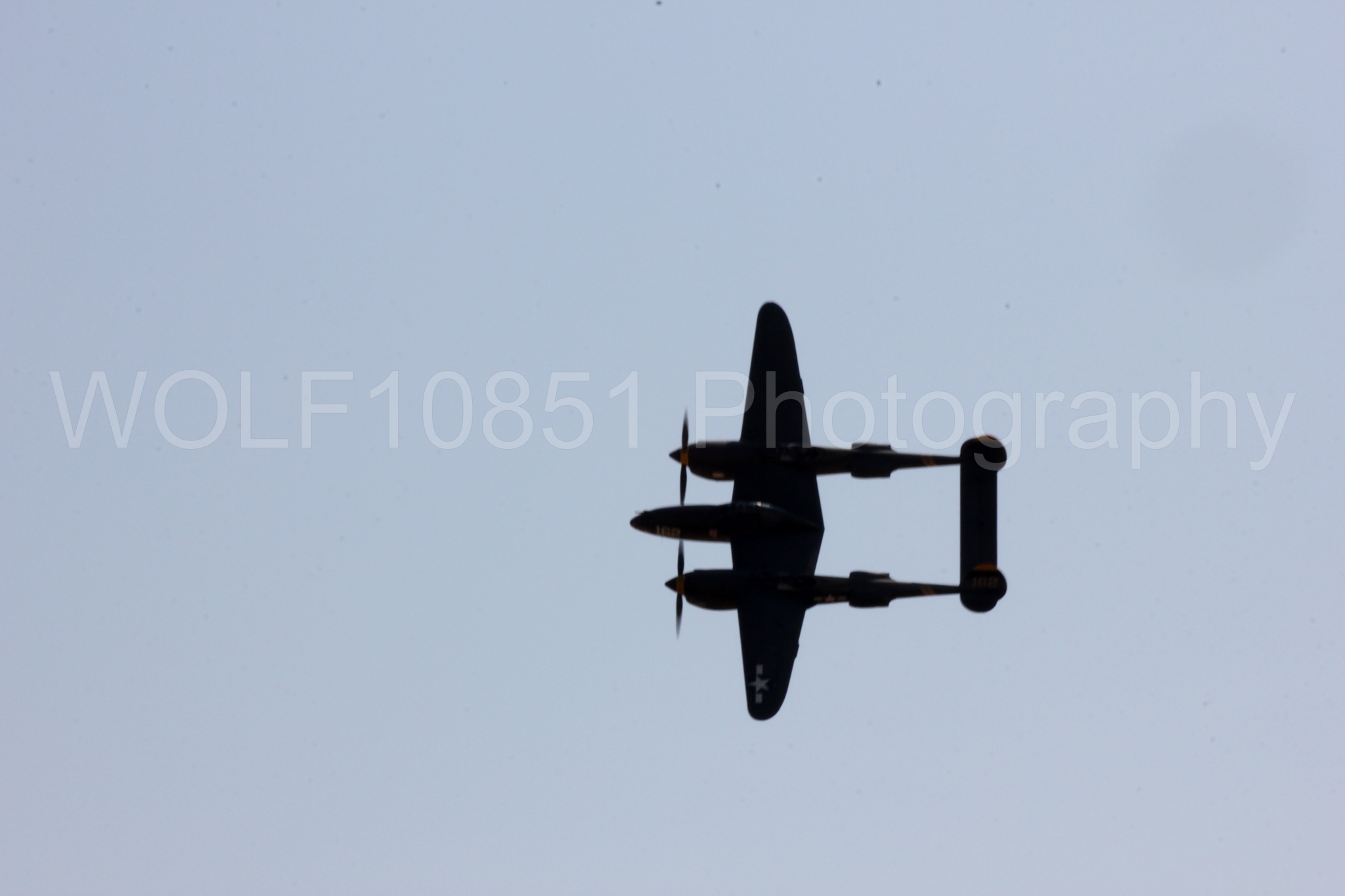 Aviation photography by WOLF10851 featuring P-38 Lightning, 23 Skidoo, California Capital Airshow 2017.
