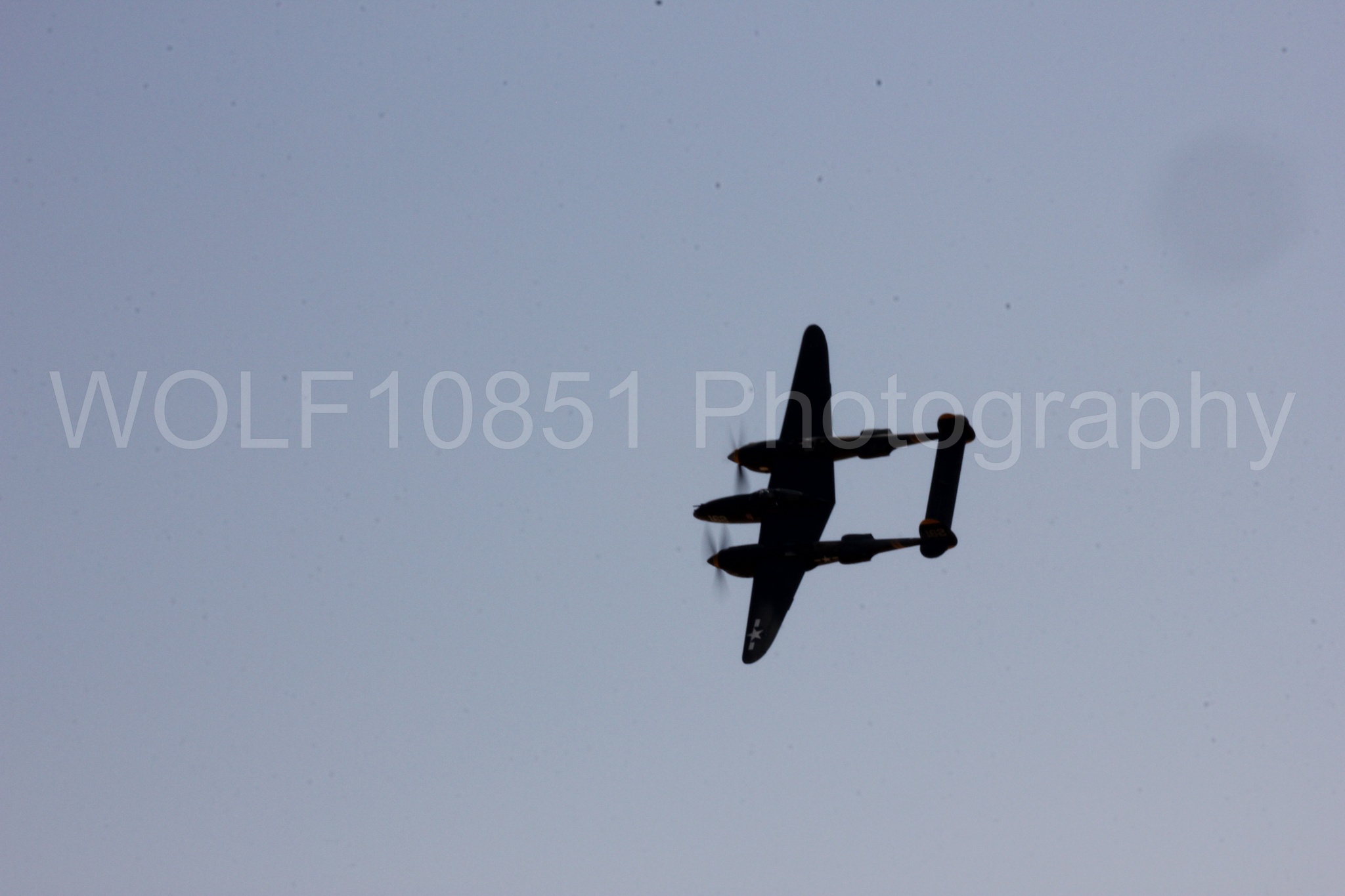 Aviation photography by WOLF10851 featuring P-38 Lightning, 23 Skidoo, California Capital Airshow 2017.