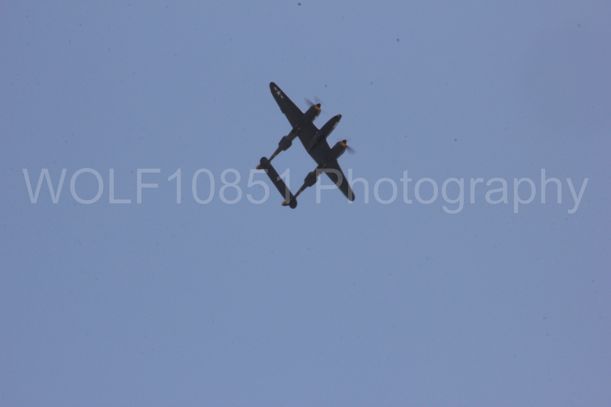 Aviation photography by WOLF10851 featuring P-38 Lightning, 23 Skidoo.